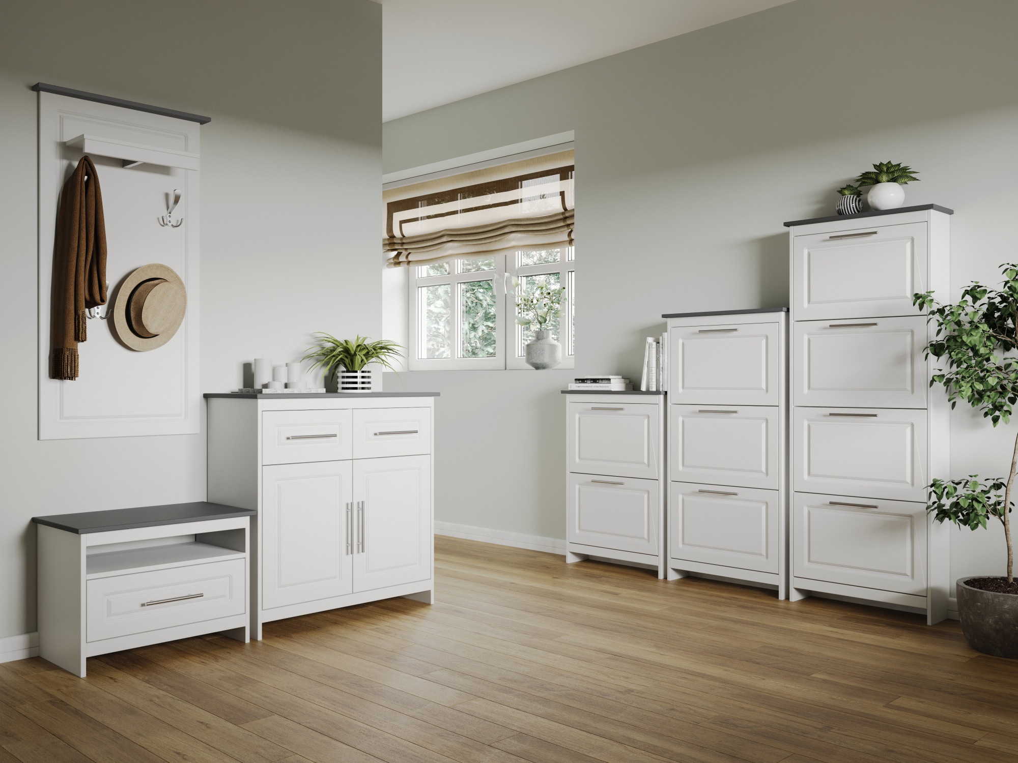 OTTO home Schuhbank "Lukas, Sitzbank, Sitzkommode" aus massiver Kiefer, mit günstig online kaufen