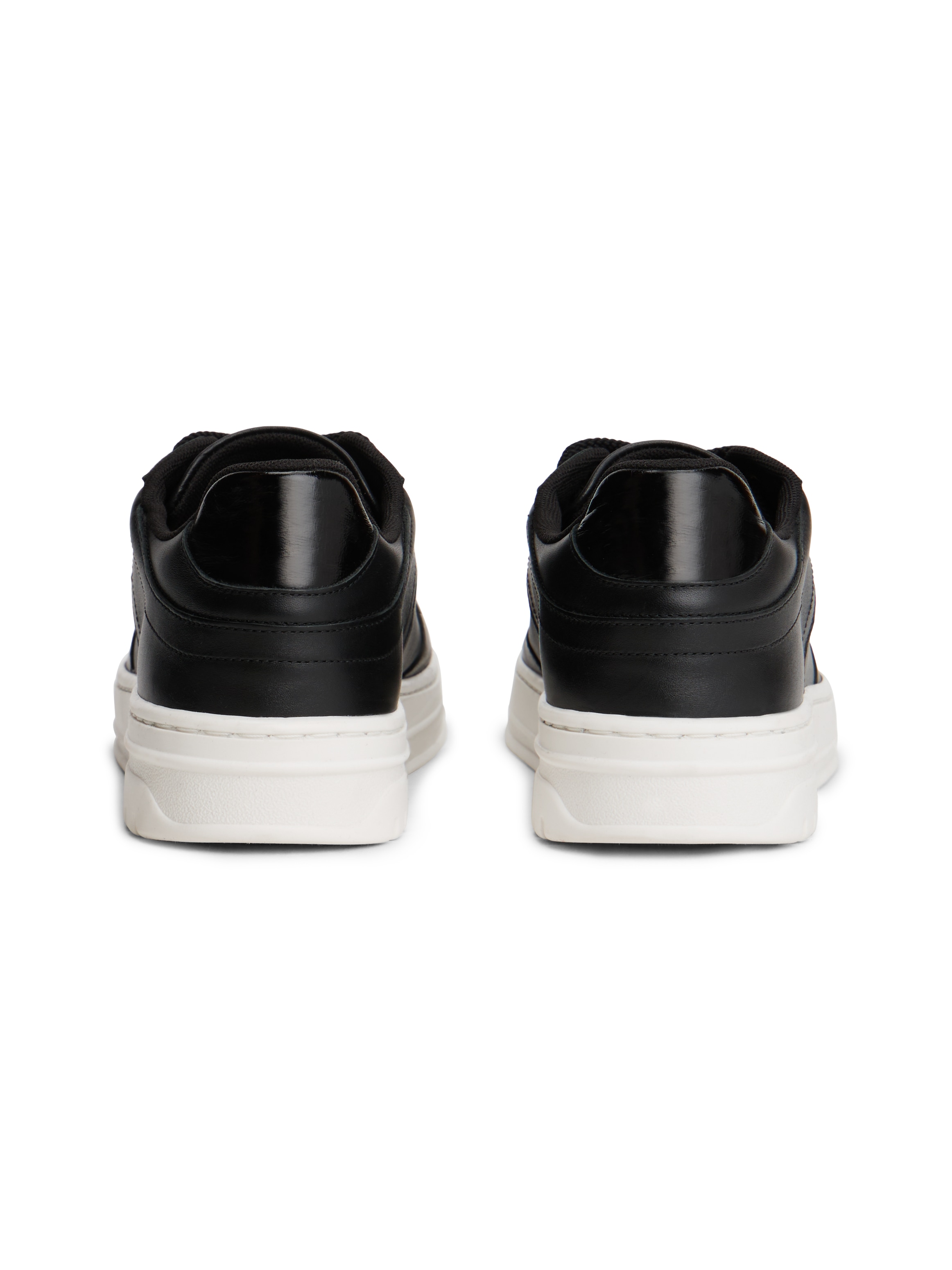 Tommy Hilfiger Plateausneaker »TH SPORTY CUPSOLE LEATHER«, Freizeitschuh, Halbschuh, Schnürschuh mit seitlichem Logo
