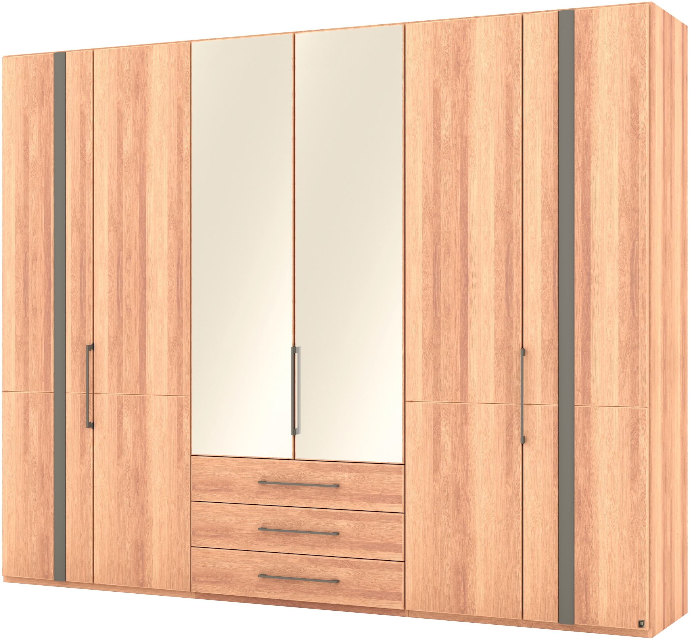 Musterring Kleiderschrank "Sorrent, Kleiderschrank, teilmassiv Eiche" mit T günstig online kaufen