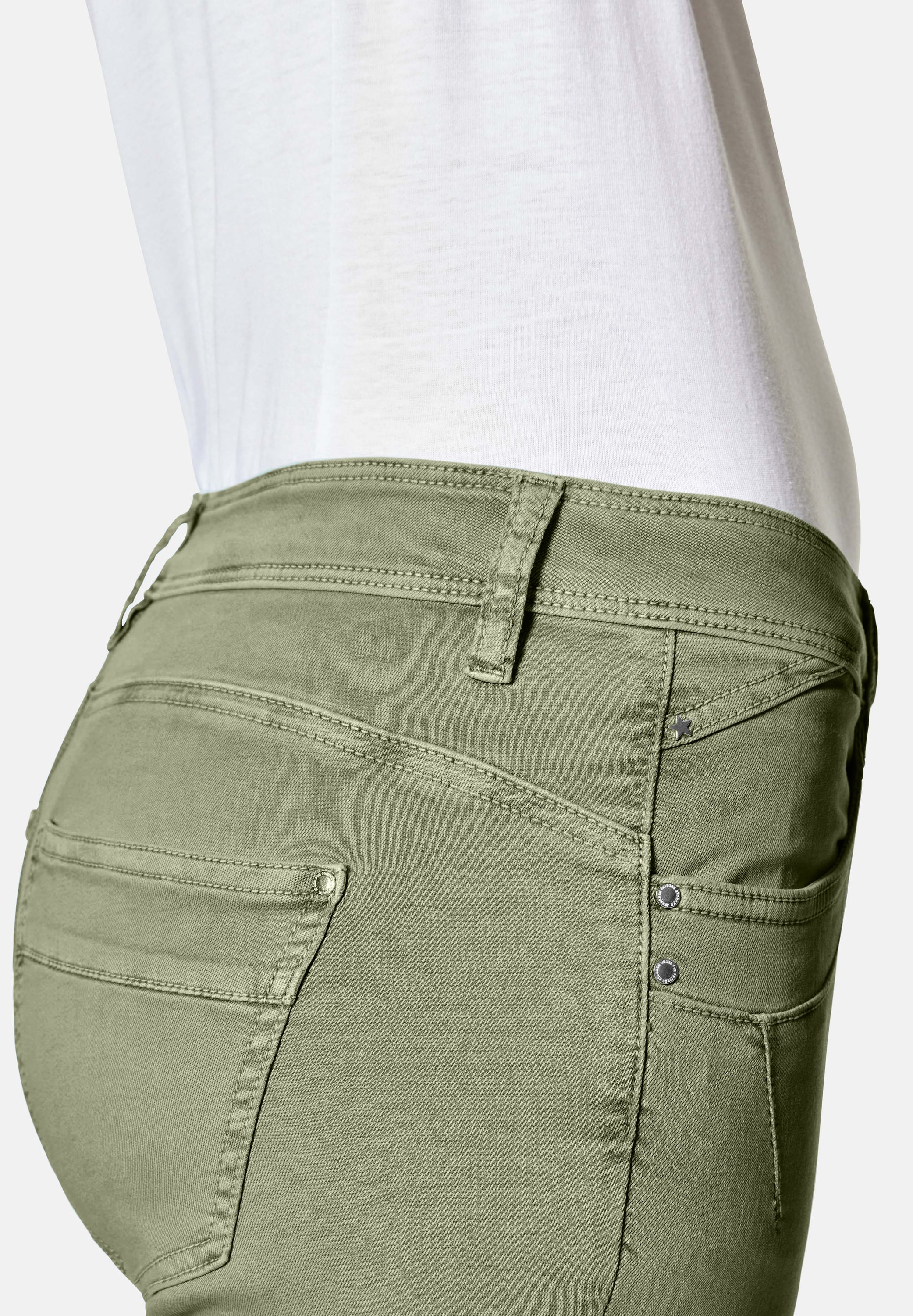 STOOKER WOMEN 7/8-Jeans »LIMA Boyfriend Fit Capri«, Boyfriend Fit Casual Twill Capri Hose für Damen