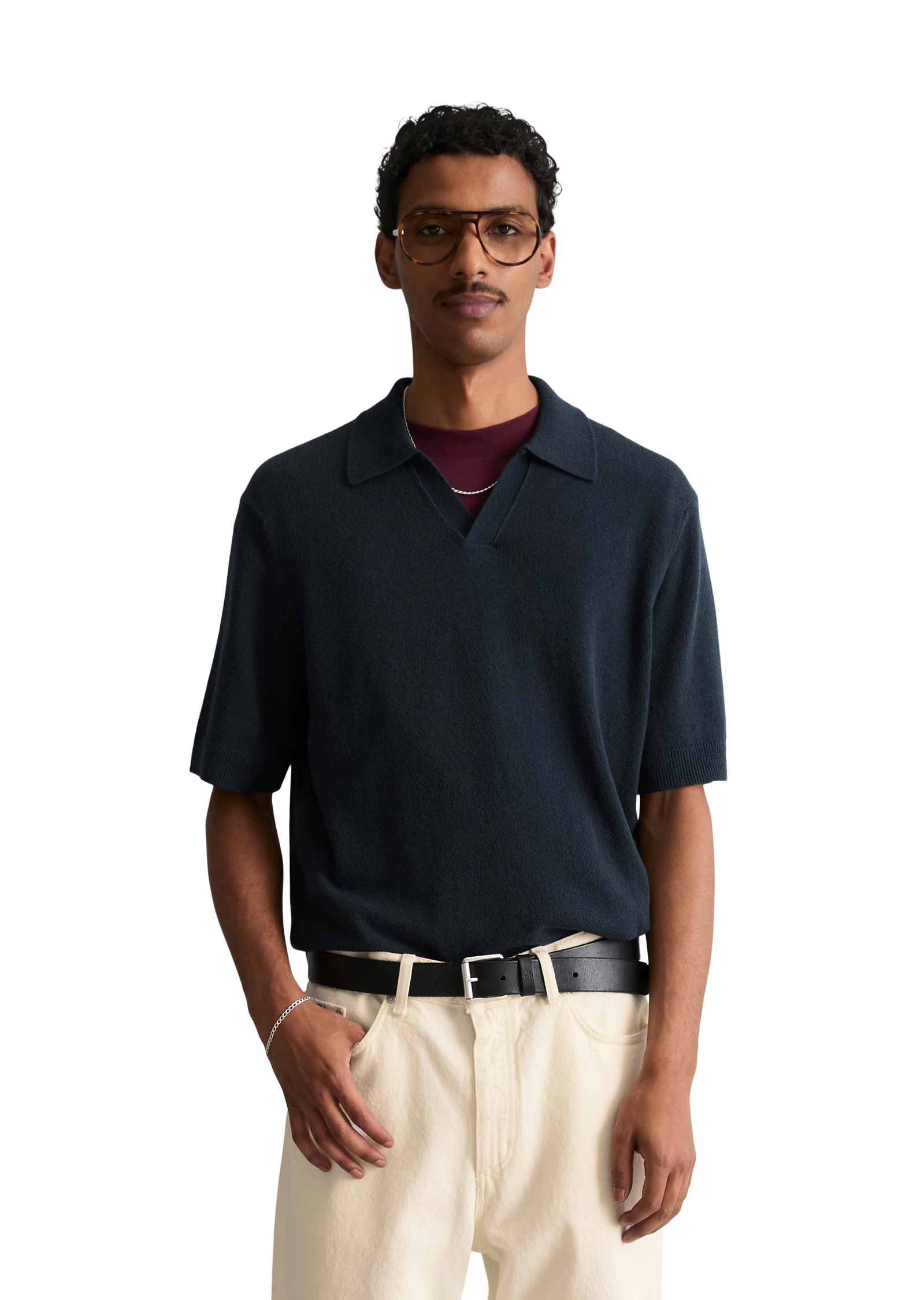 Marc OPolo DENIM "aus strukturiertem Bio-Baumwoll-Mix"