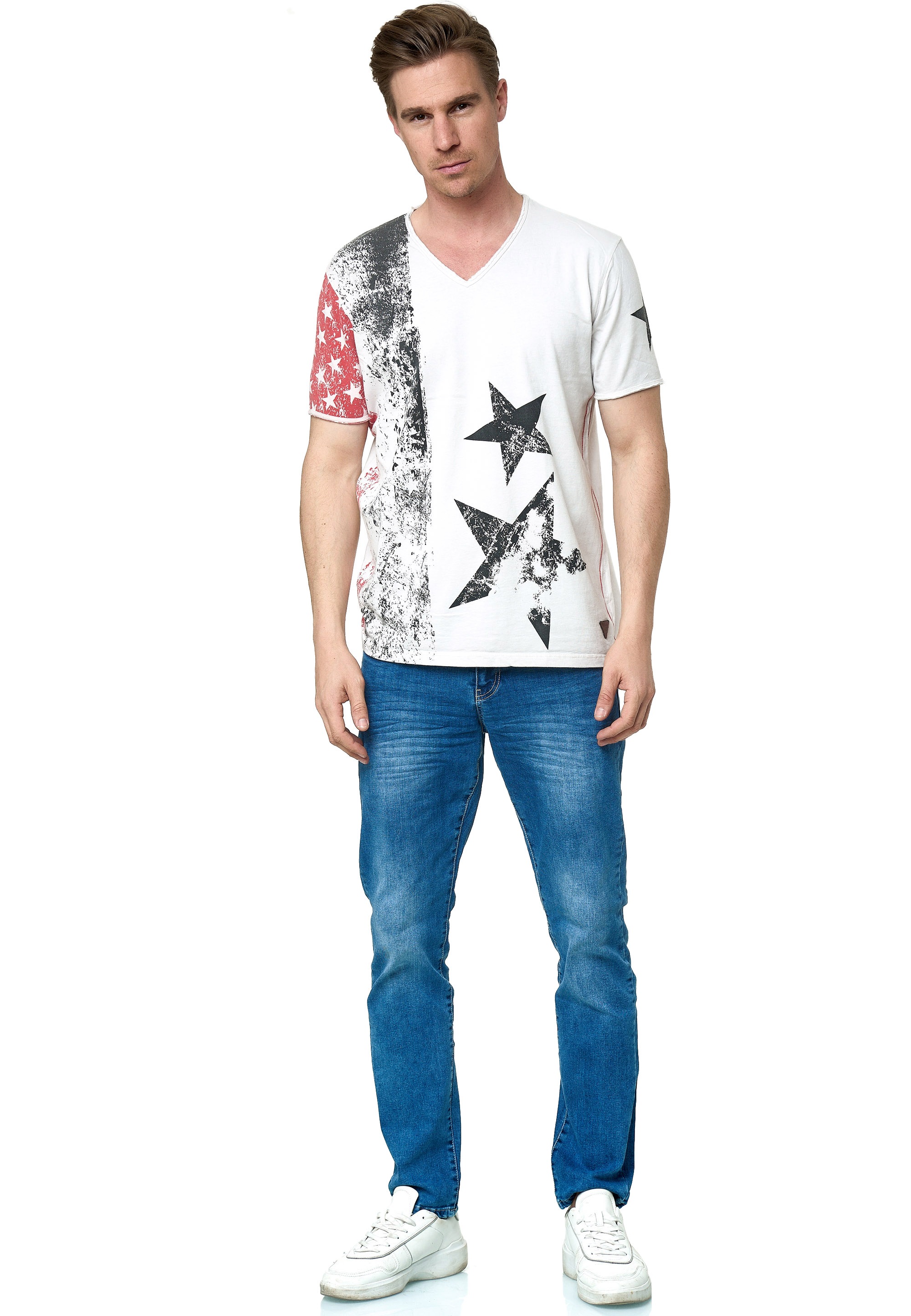 Rusty Neal T-Shirt, im verwaschenen Look günstig online kaufen