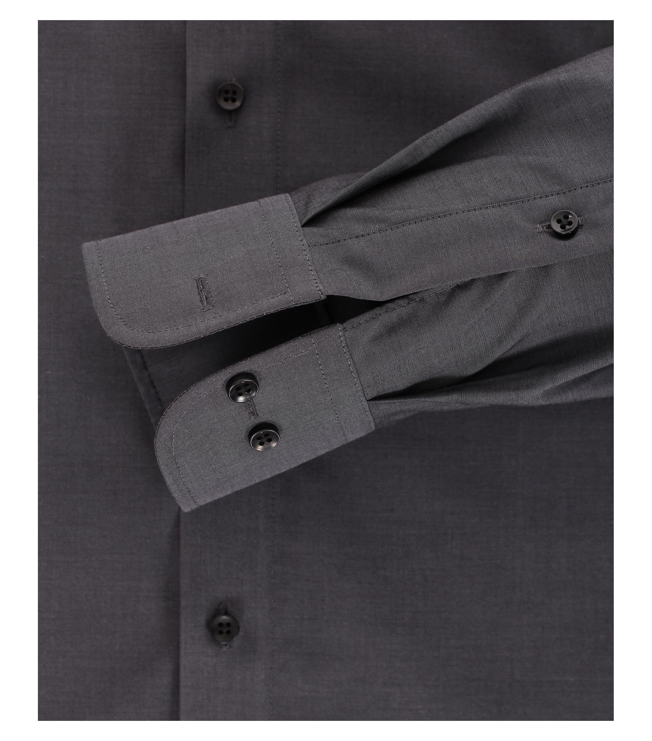 CASAMODA Business Shirt Solid Dark Gray 41 3