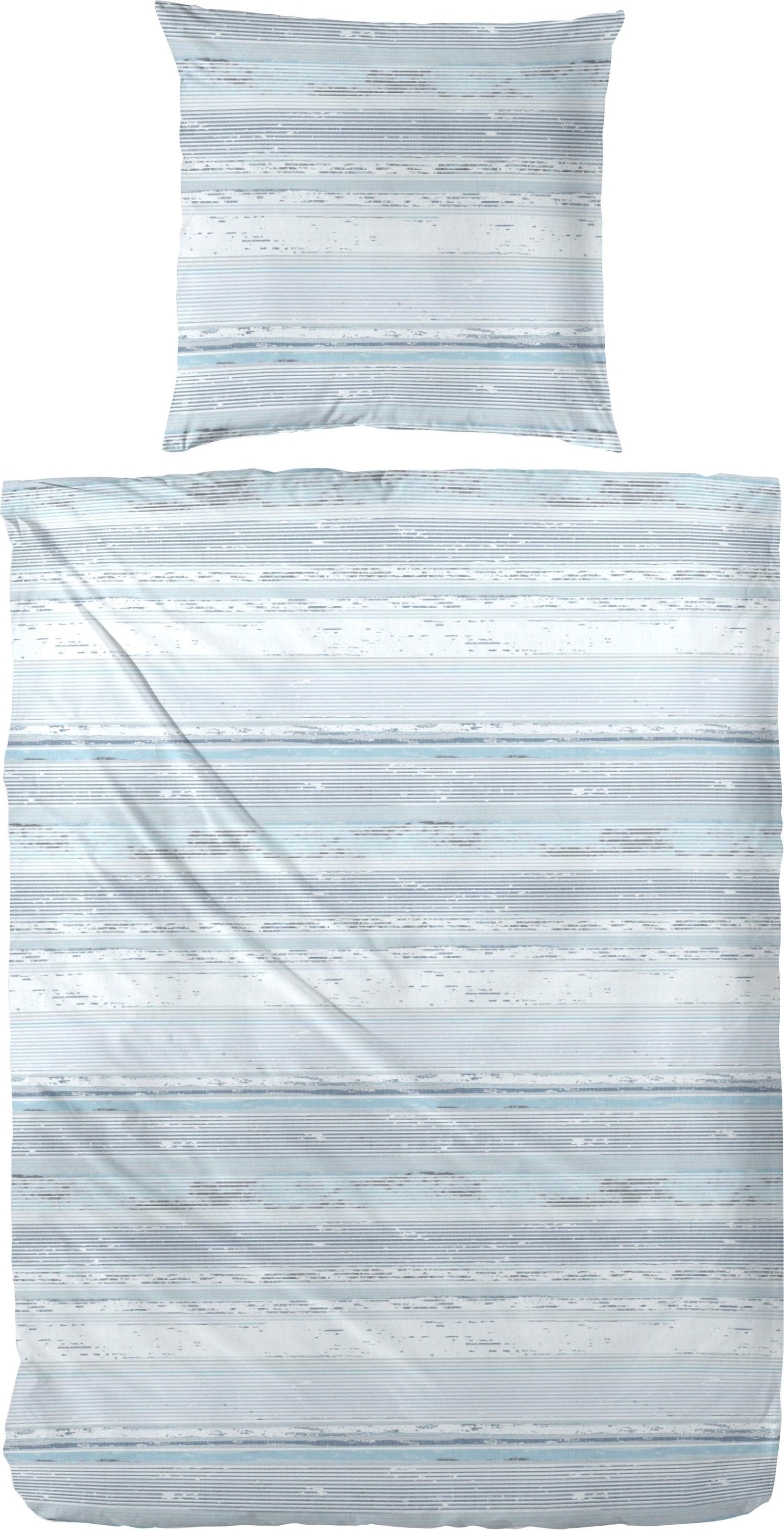 Primera Bettwäsche "Wellengang" 2 Stk. mit bewegten und zarten Linien günstig online kaufen