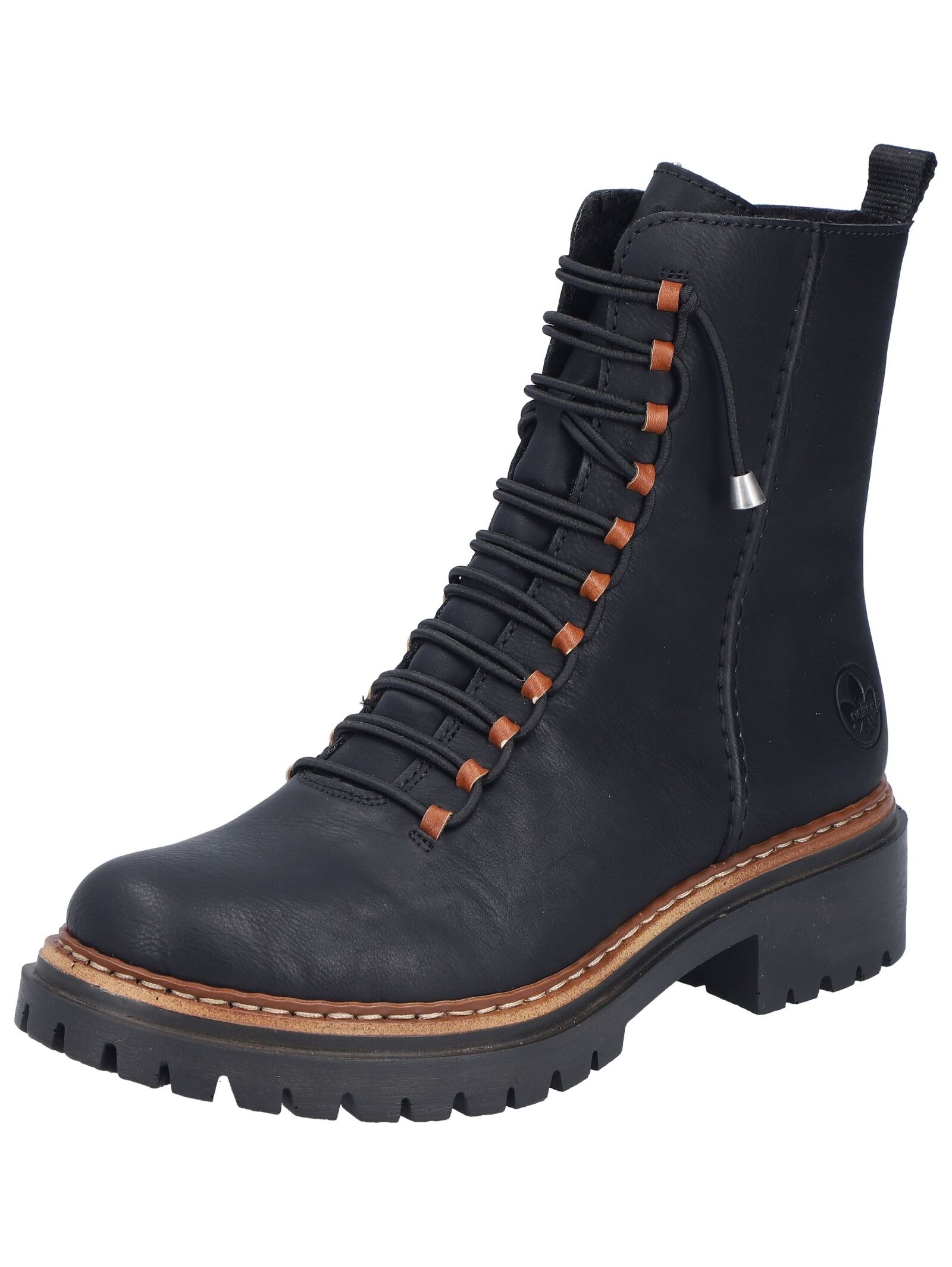 Rieker Schnürstiefelette "Rieker Stiefelette Lederimitat" günstig online kaufen