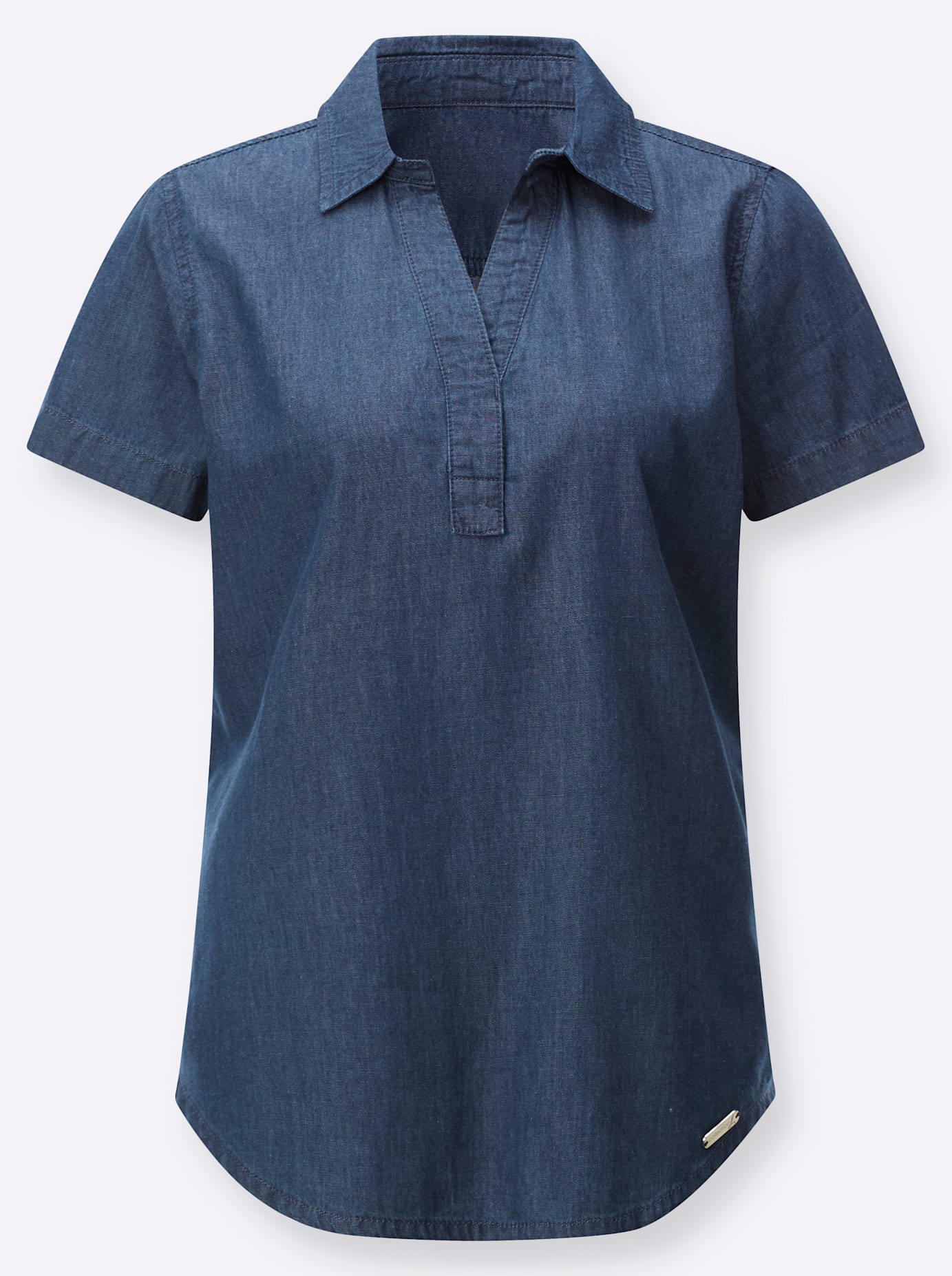 Thumbnail - Casual Looks Jeansbluse