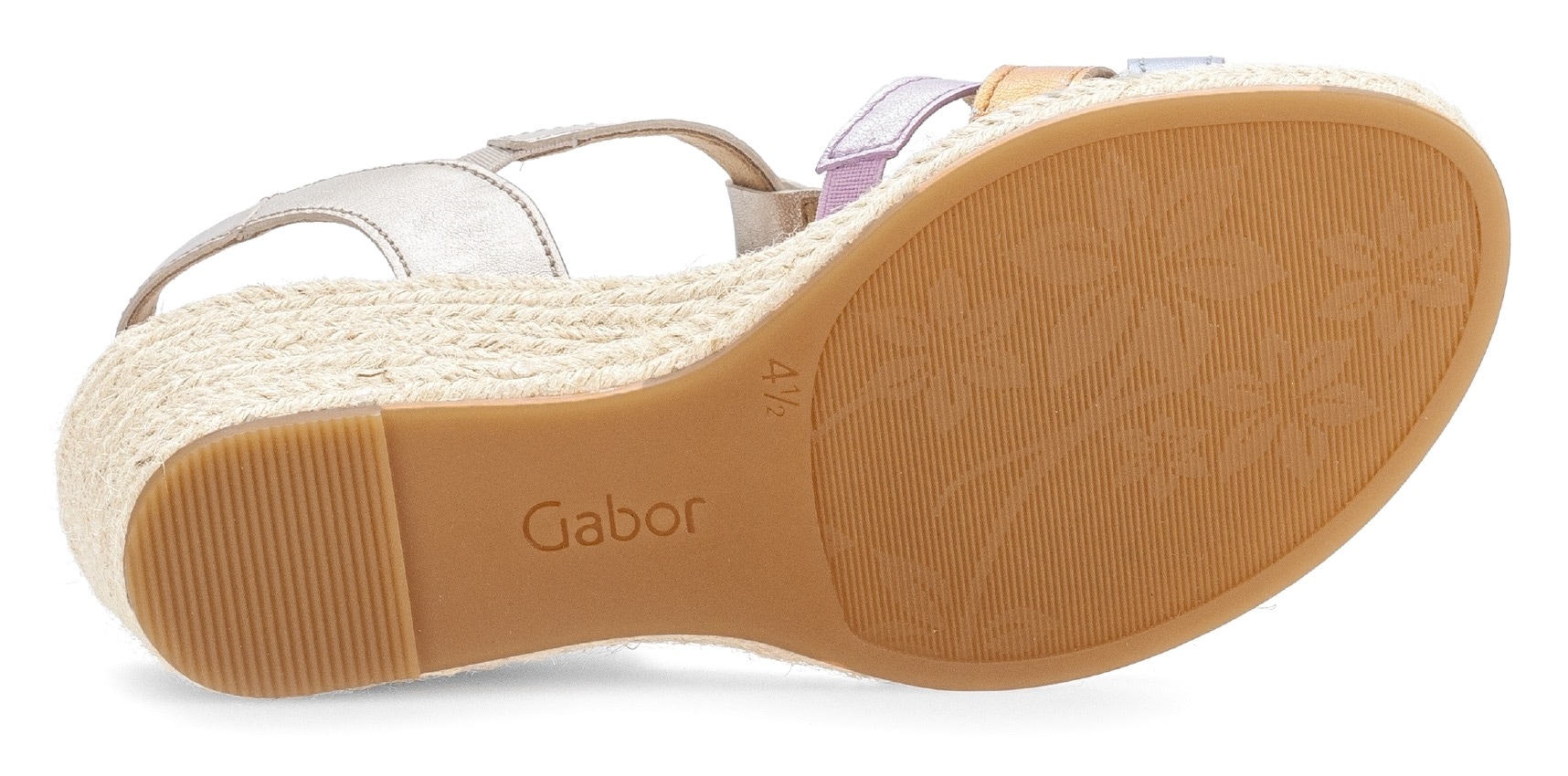 Gabor Keilsandalette »ATHEN«, Keilabsatz, Sommerschuh, Sandale mit verstellbarer Schnalle, G-Weite