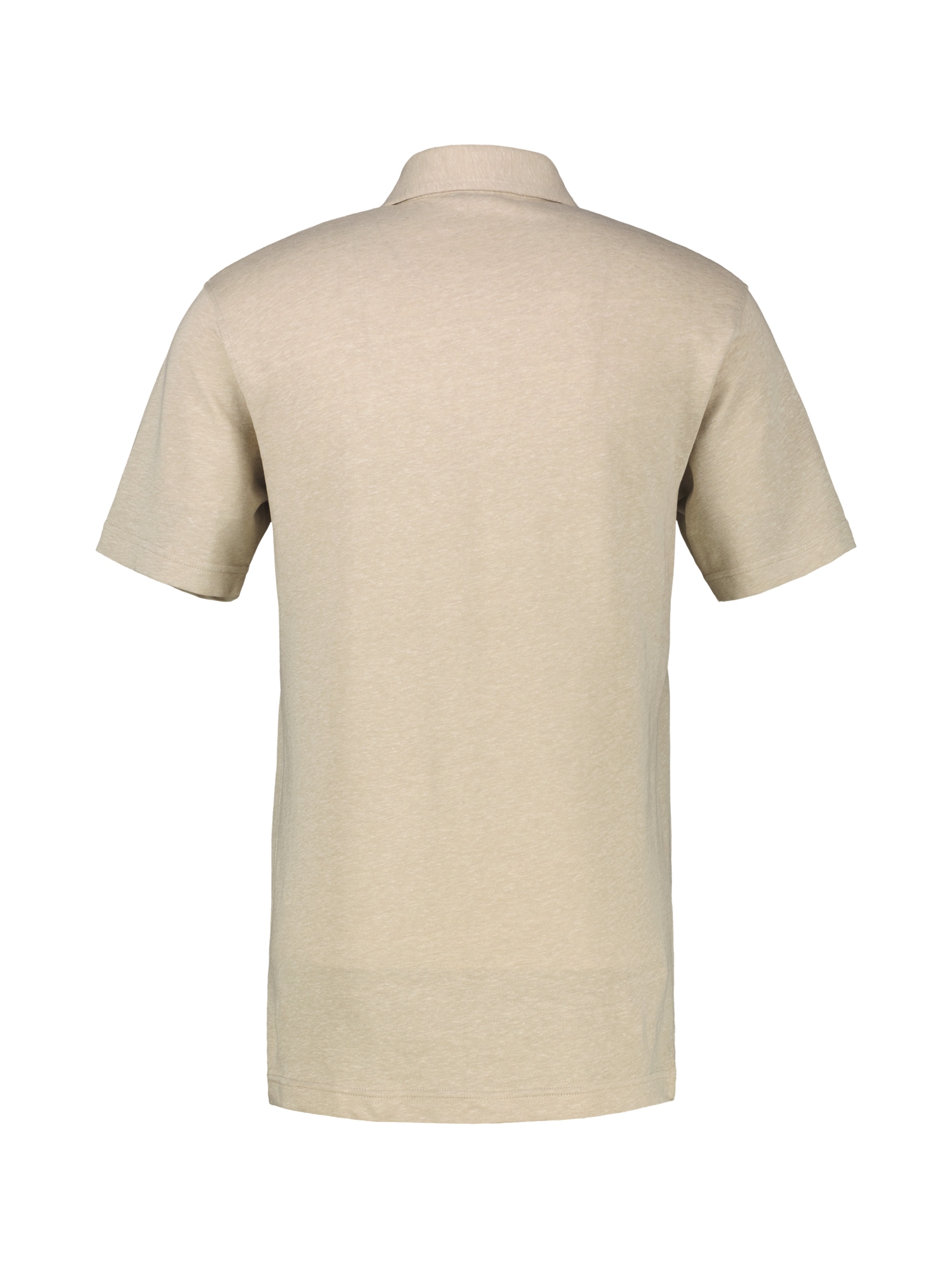 LERROS Poloshirt »Poloshirt aus Baumwoll-Leinen-Mix in moderner 2-Tone-Optik«