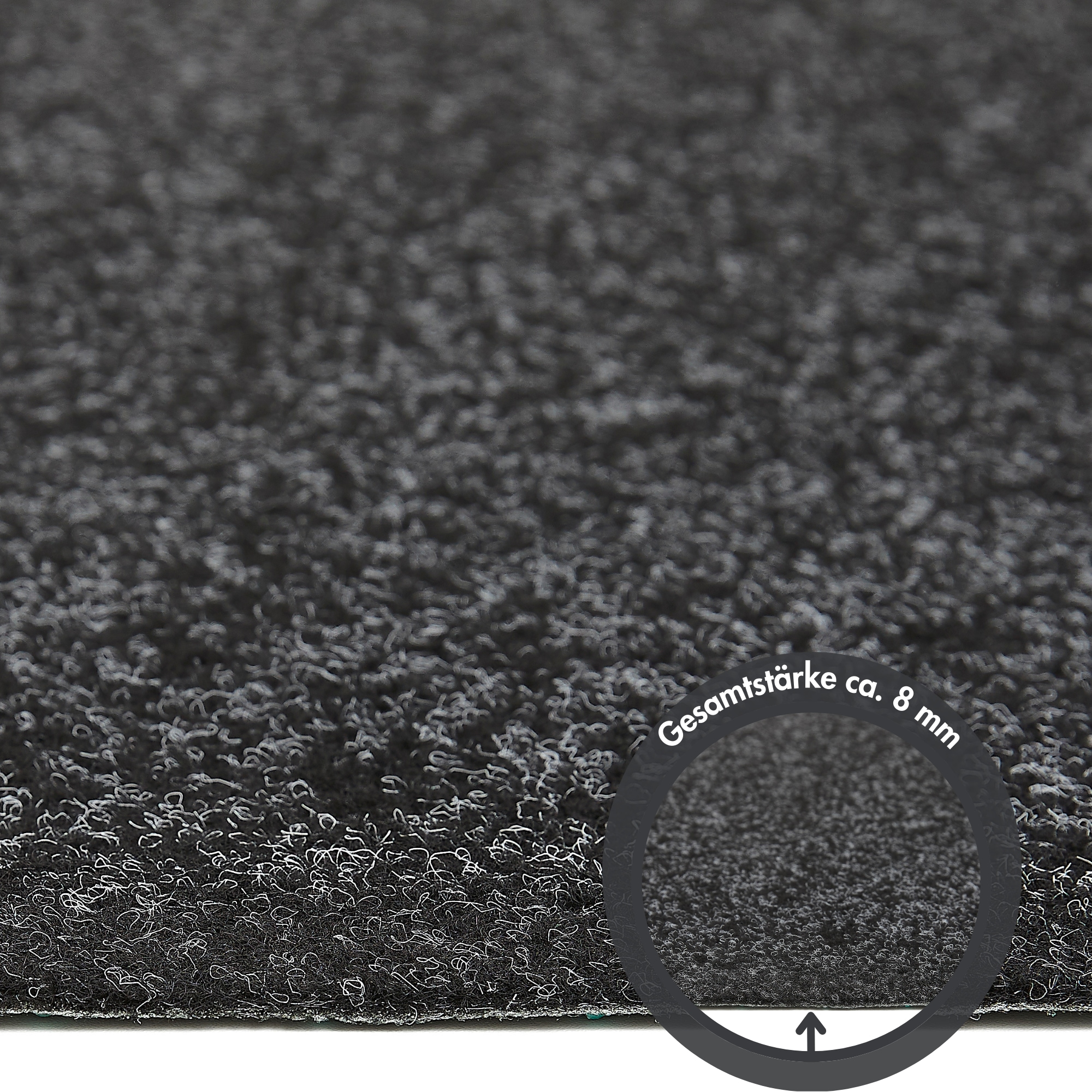 Andiamo Kunstrasen »Dijon, Made in Netherlands«, rechteckig, 6 mm Höhe, aus Nadelfilz, mit Noppen, strapazierfähig, wasserfest & UV-beständig