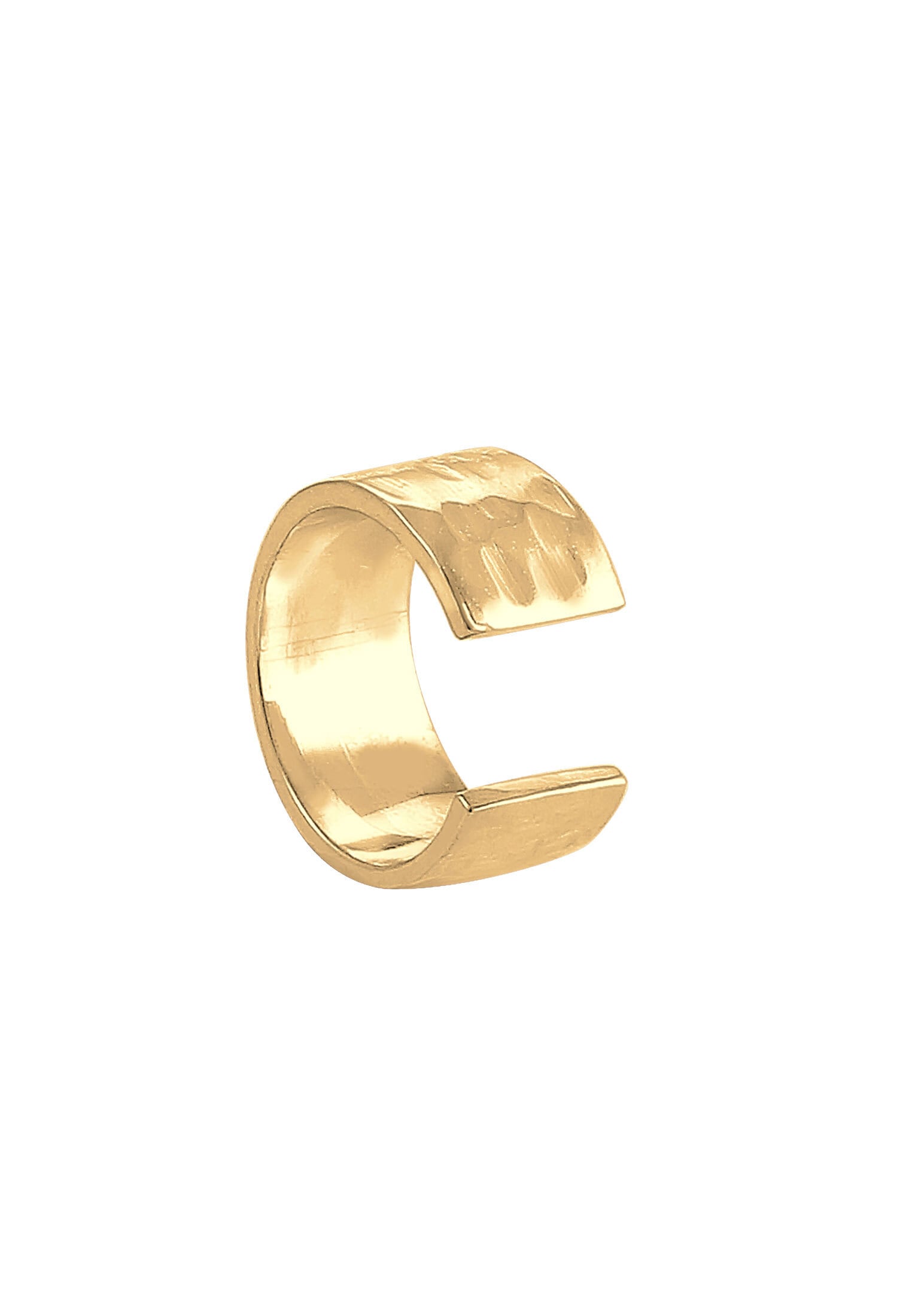 Elli Single-Ohrhaken »Earcuff Single gehämmert 925 Sterling Silber«