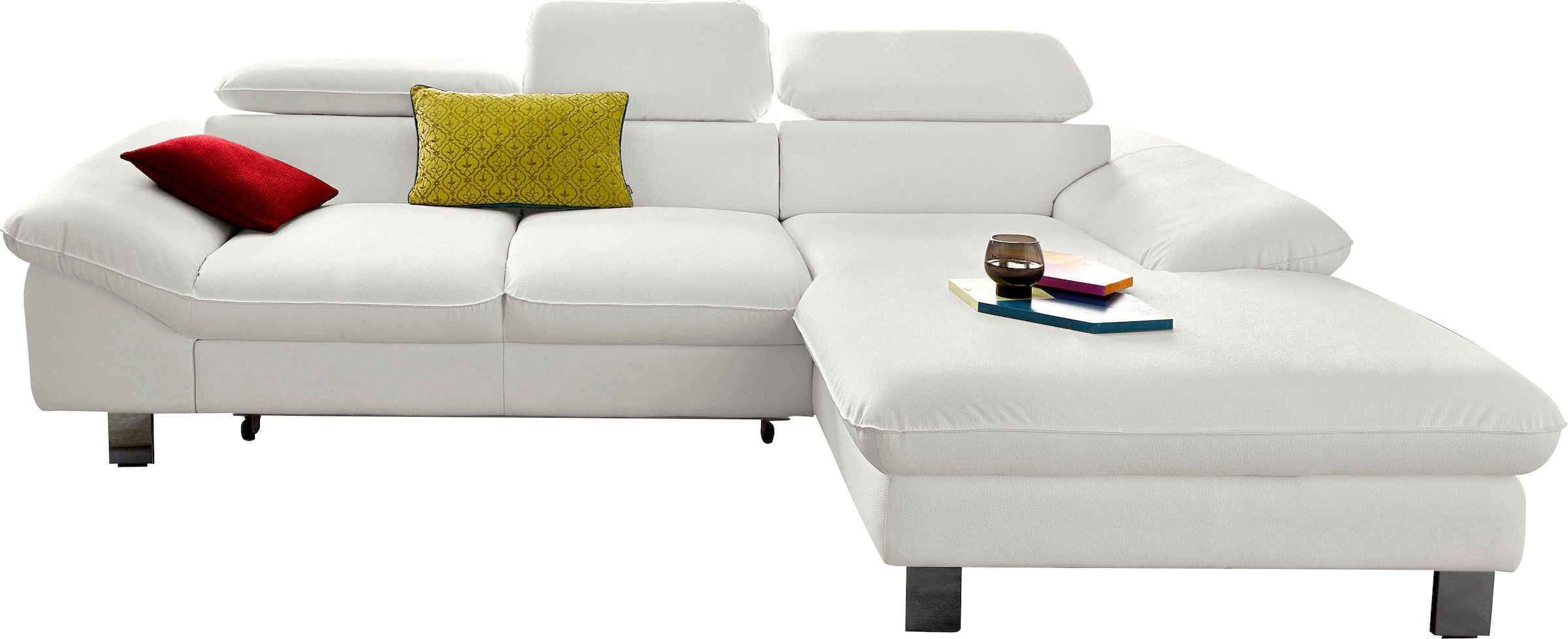 COTTA Ecksofa »Driver L-Form« mit Kopfteilverstellung, wahlweise mit Bettfunktion & Bettkasten