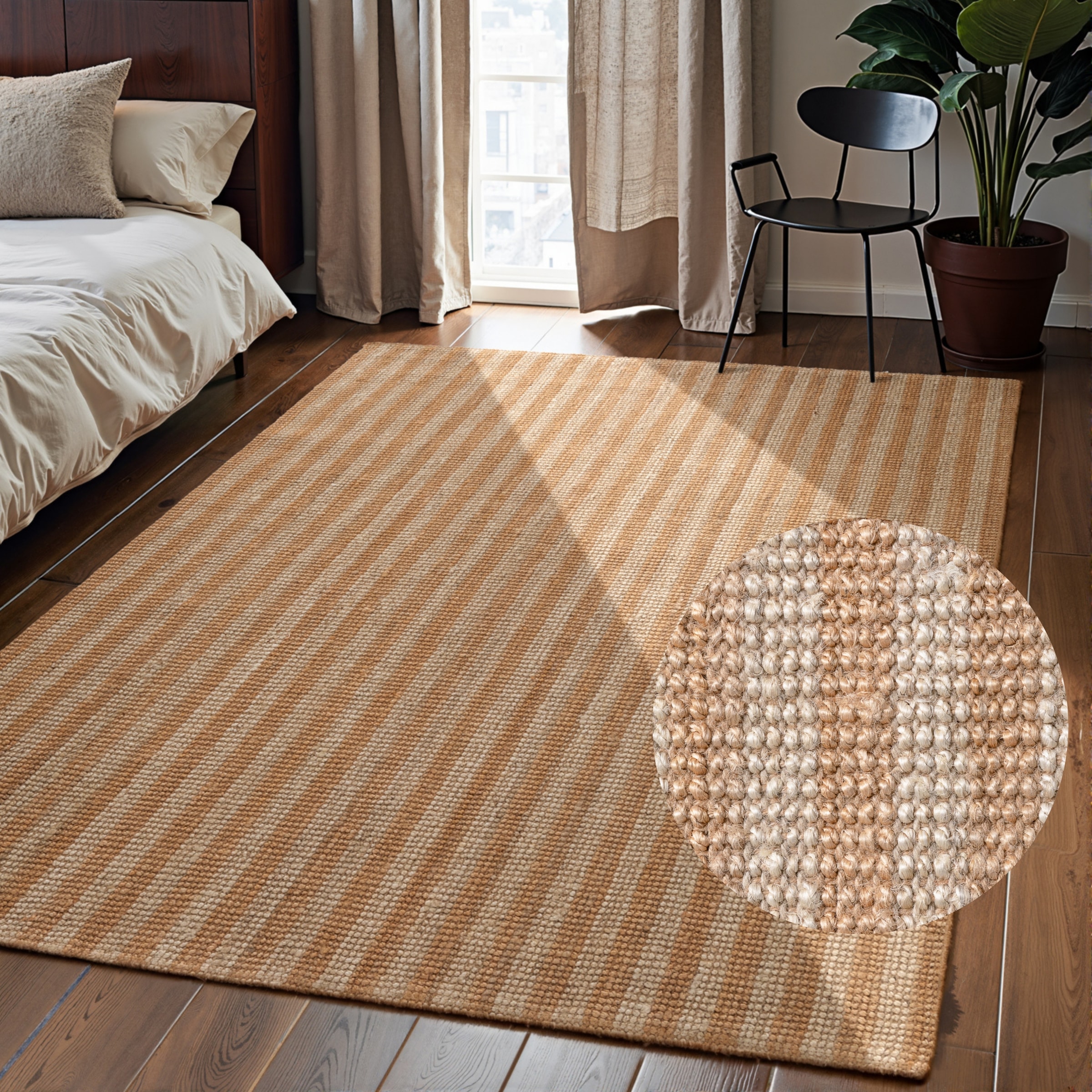 ELLE DECORATION Teppich "Juteteppich Amber" rechteckig 10 mm Höhe Jute, Nat günstig online kaufen