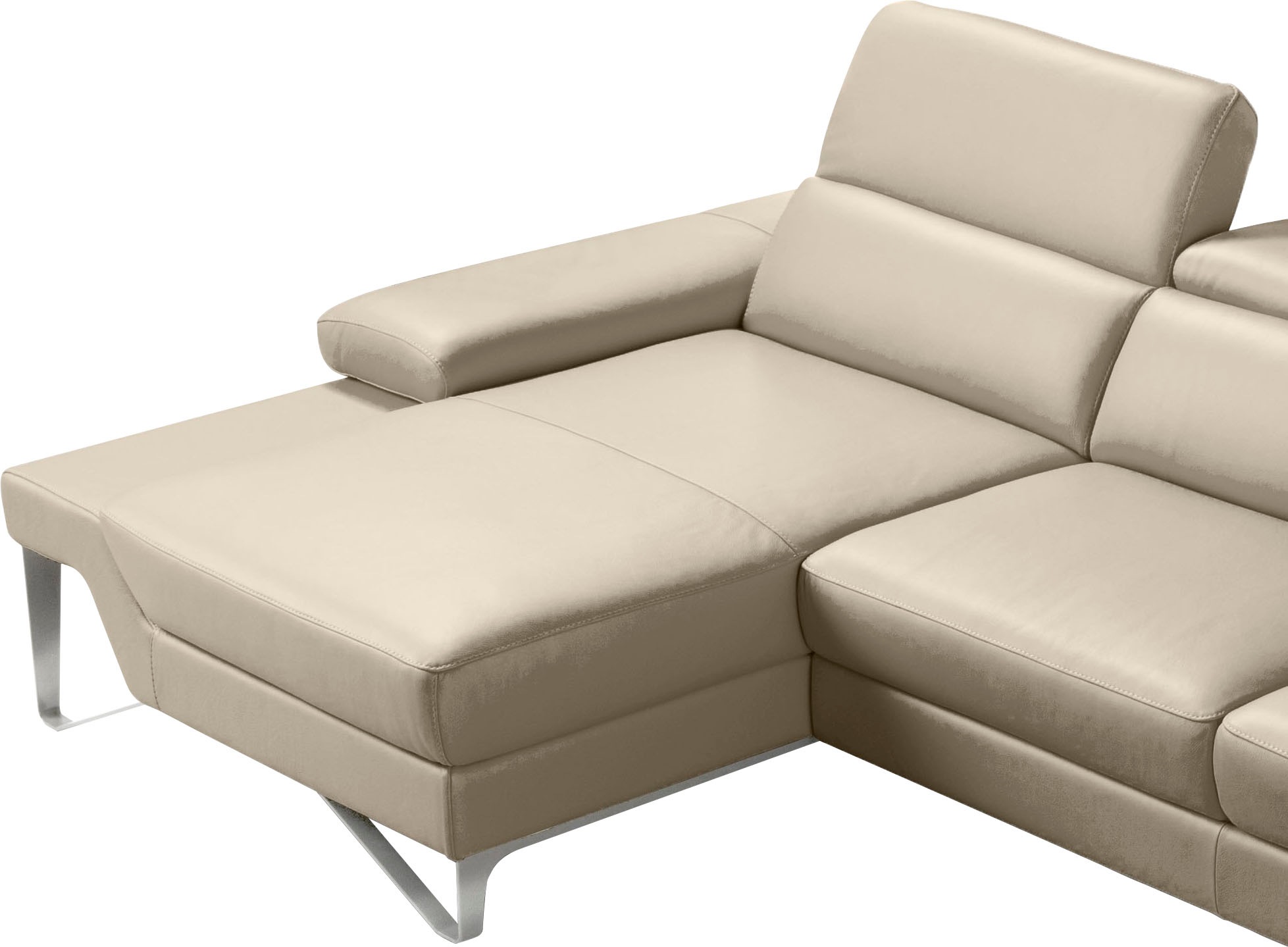 Thumbnail - Egoitaliano Ecksofa "Princess, elegantes Designsofa mit erstklassigem Sitzkomfort, L-Form", mit Recamiere, inkl. Kopftei...