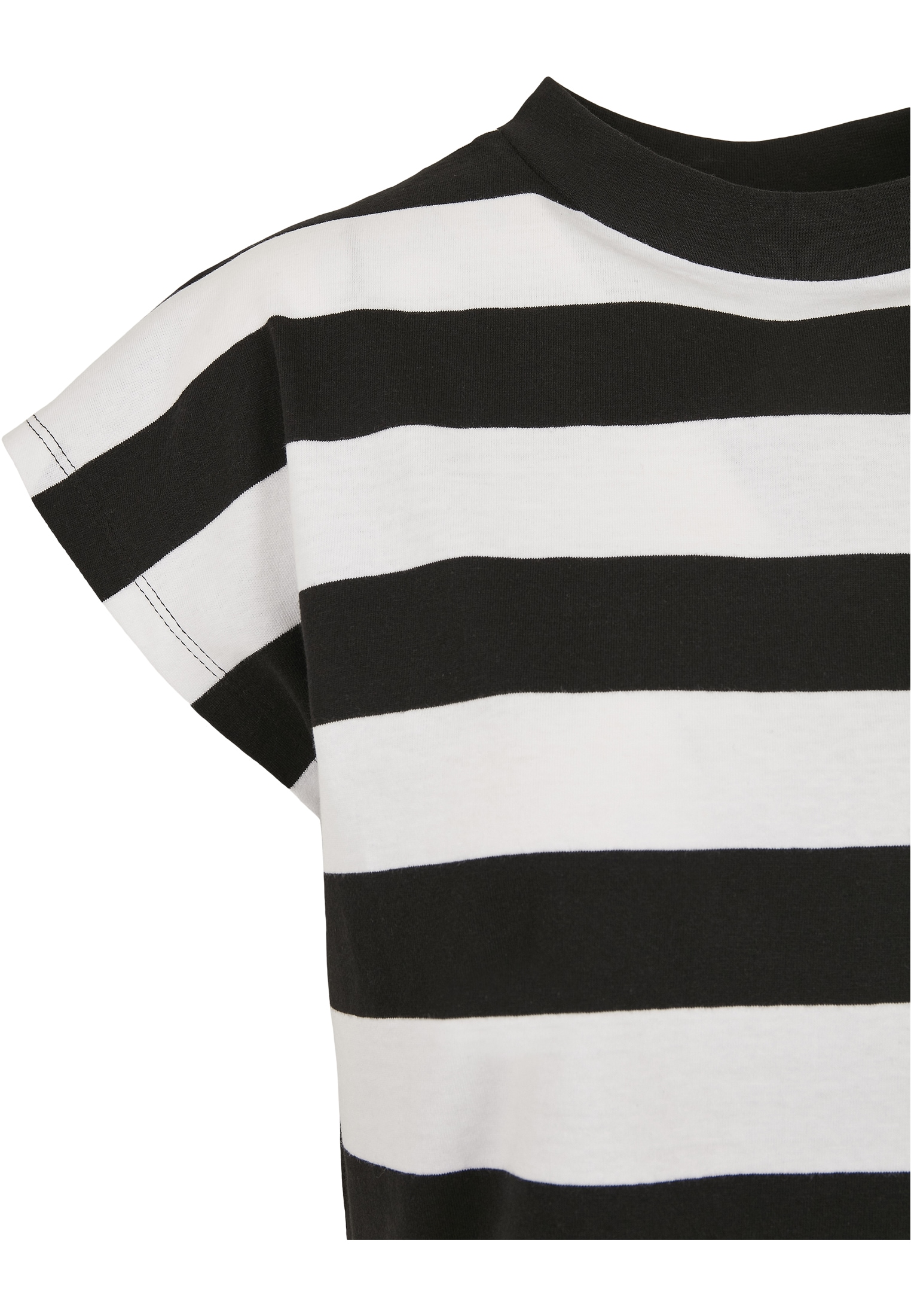 Short T-Shirt Stripe »Damen tlg.) online URBAN CLASSICS Ladies Tee«, (1 bestellen | BAUR