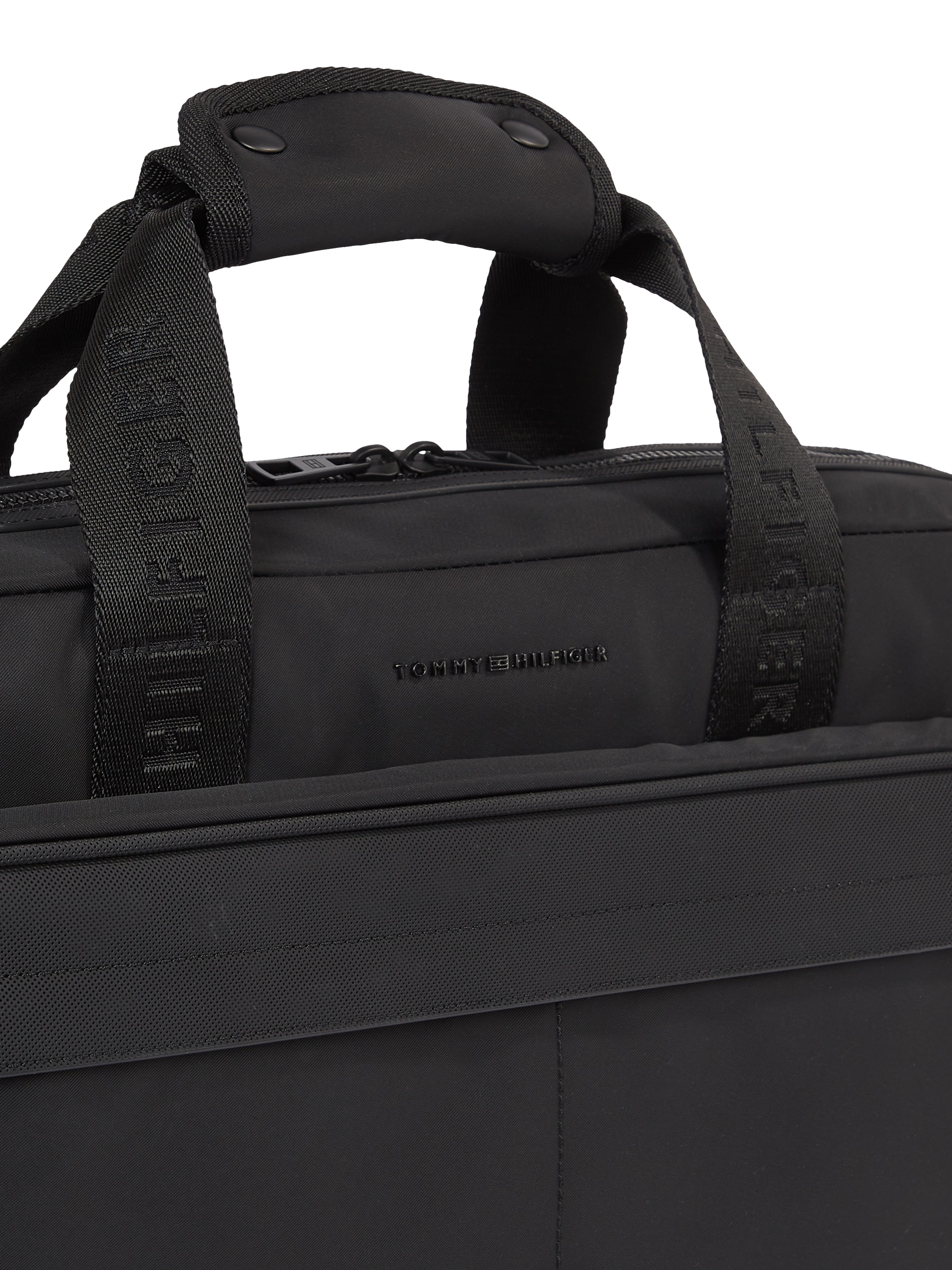 Tommy Hilfiger Laptoptasche »TH REPREVE COMPUTER BAG«, Unisex Geschäftstasche, Henkeltasche mit Griffverstärker