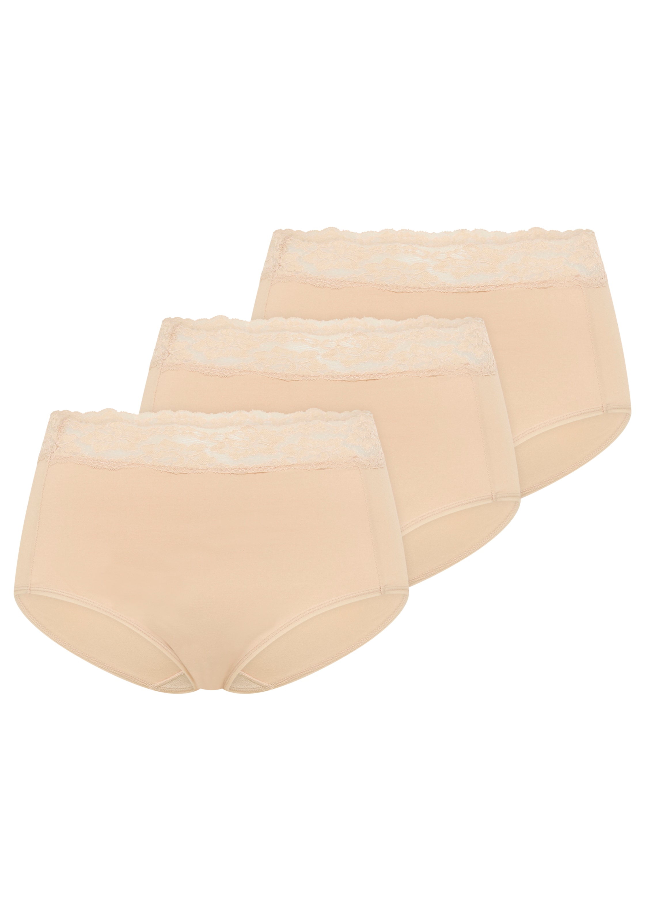 YSABEL MORA Damen Shapingslip, Gr. Lbeige, Obermaterial: 90% Baumwolle, 10% Elasthan, Unterhosen, Baumwollmix, elastisch, leichter Shape-Effekt,