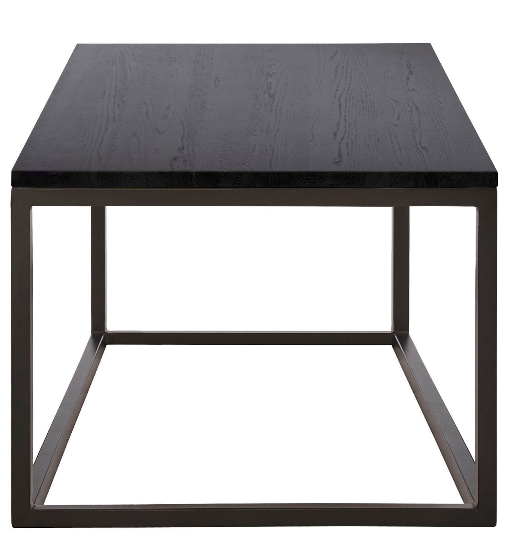 Home affaire Couchtisch "Voorst", aus massiver Eiche und Metallgestell günstig online kaufen