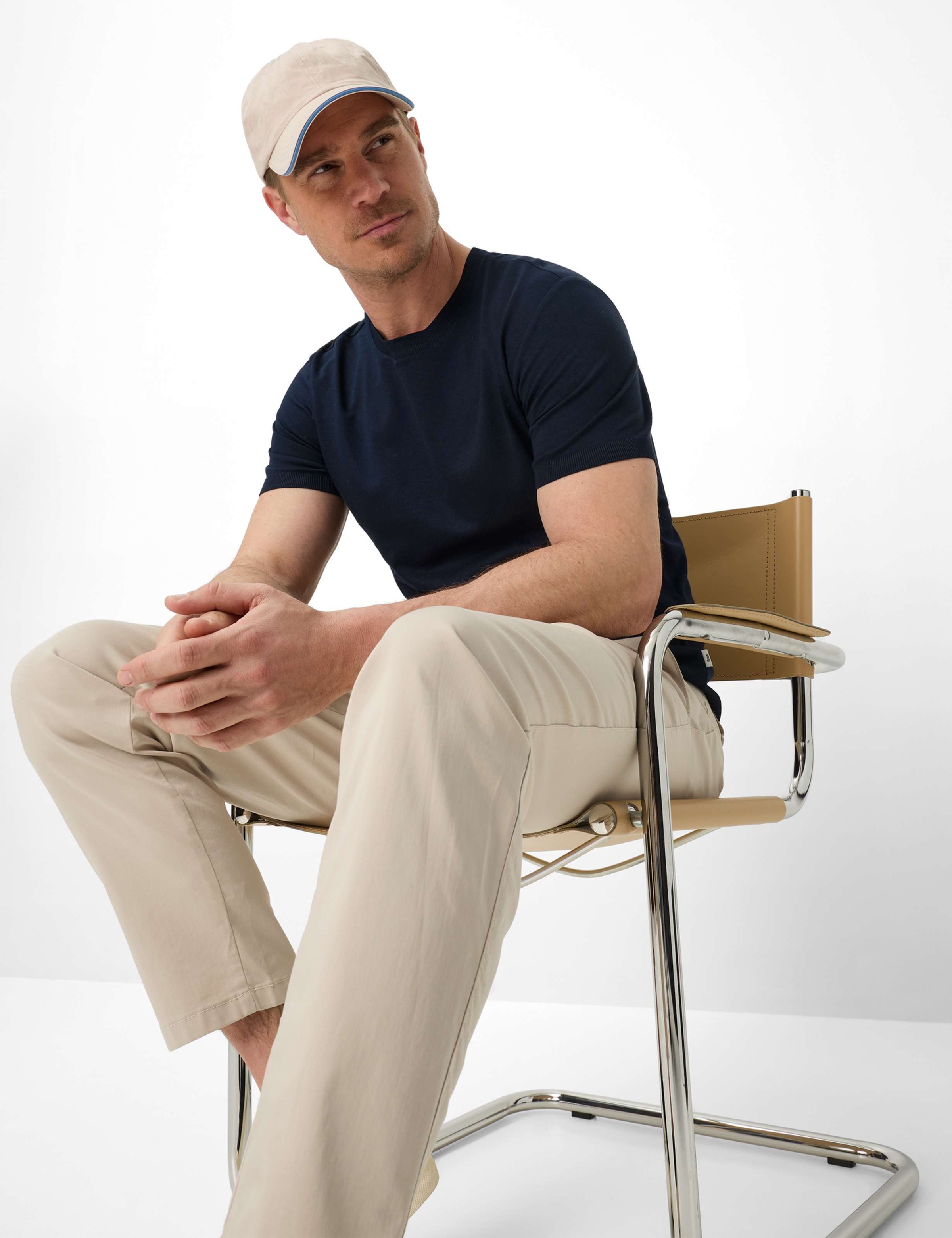 BRAX Style Phil Men Chino Pants Light Brown 36 3