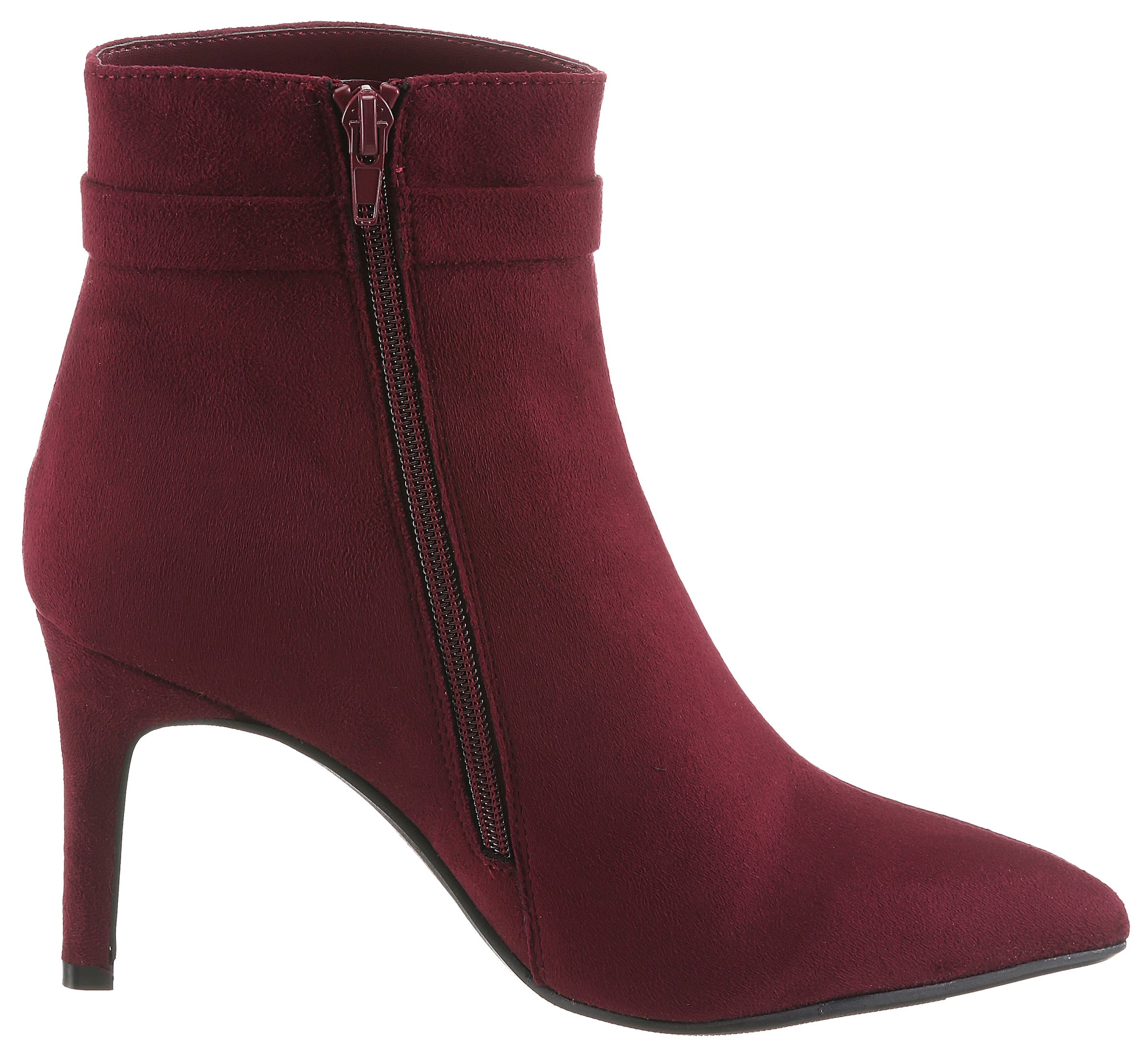 Aniston SHOES Stiefelette  Ankle Boots mit goldener Zierkette - NEUE KOLLEKTION
