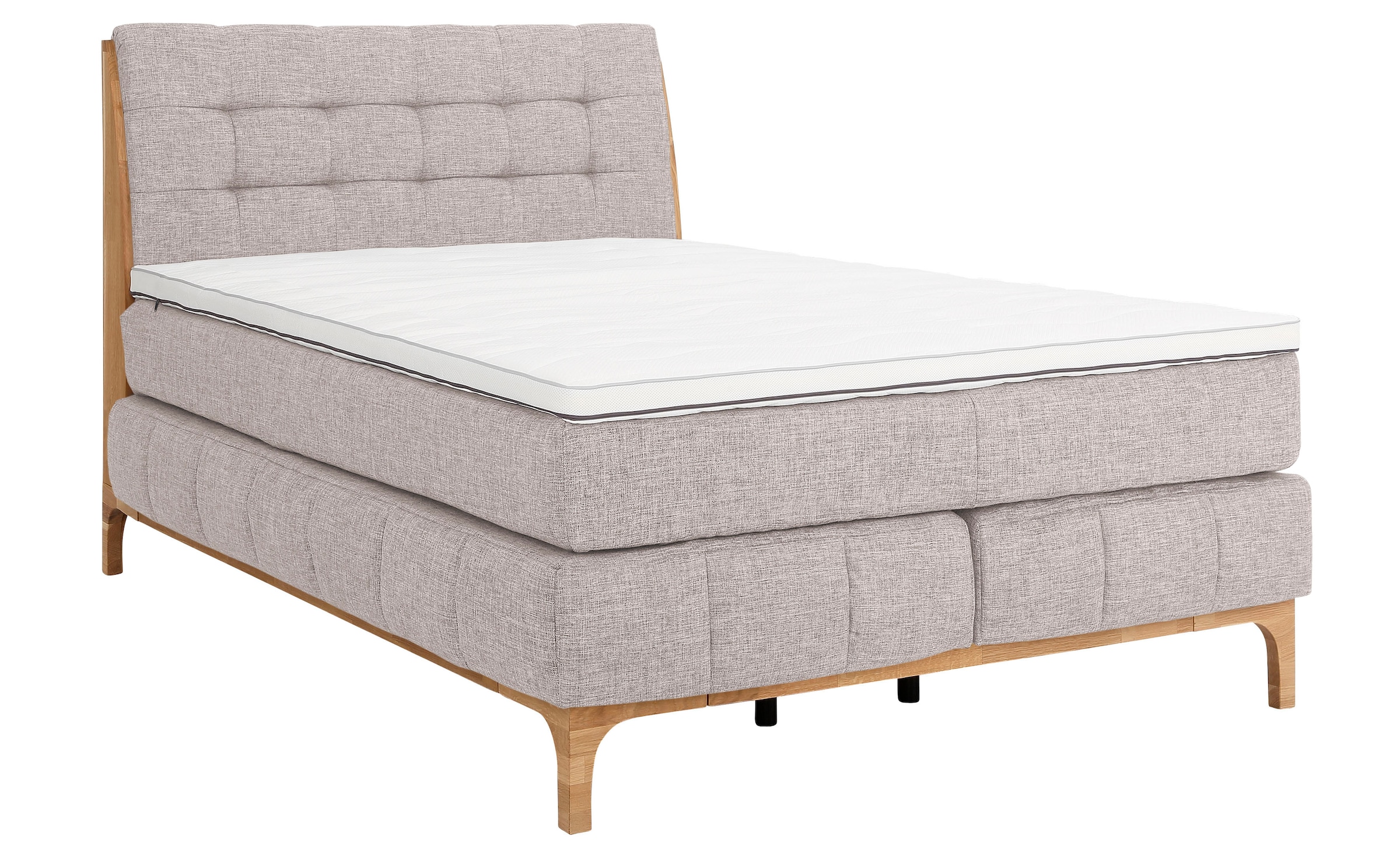 OTTO home Boxspringbett »Jelle« 5 Stk. tlg. zertifizierte, recycelte Bezugsstoffe, verschiedene Ausführungen