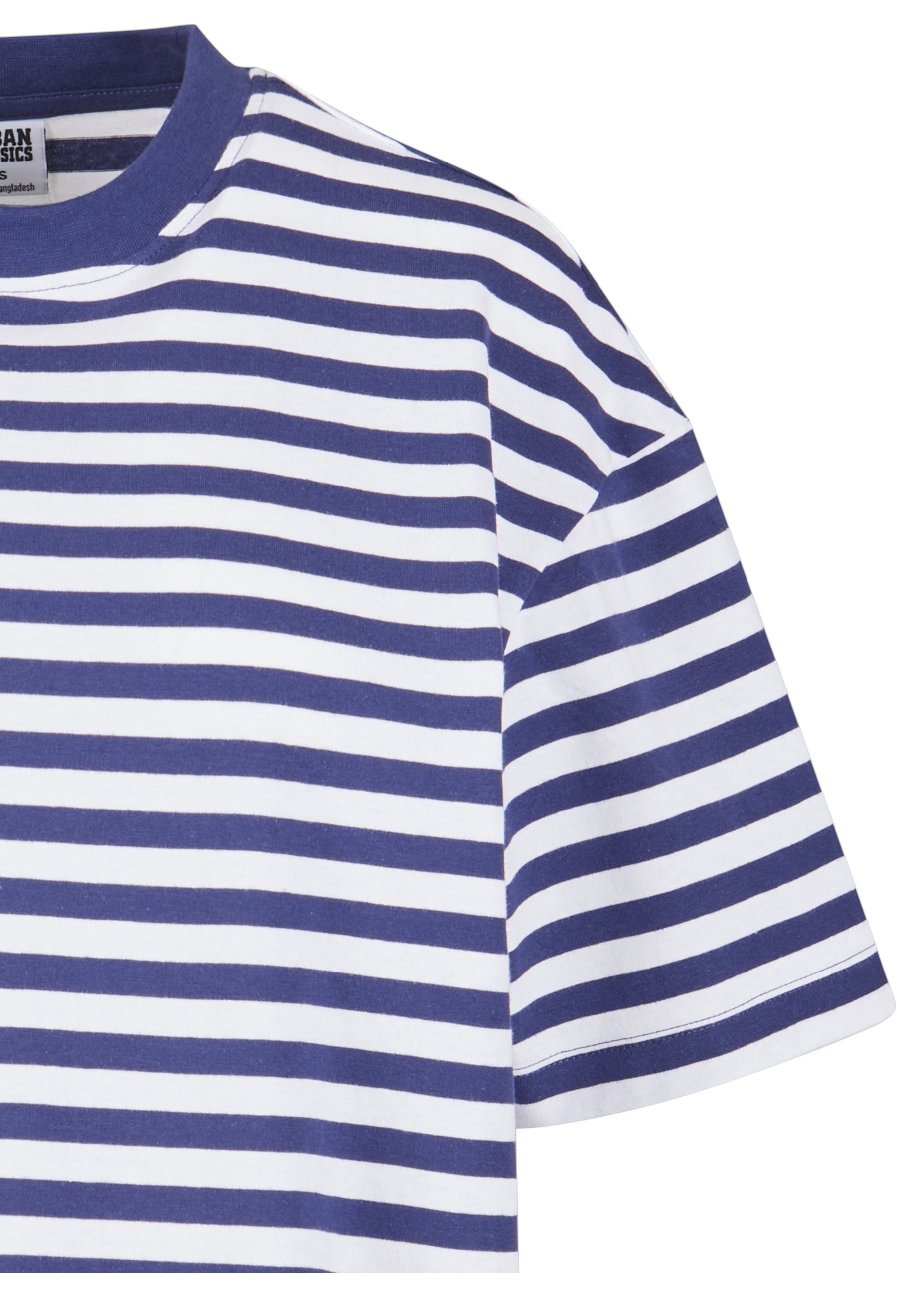URBAN CLASSICS Shirtkleid »Urban Classics Damen Ladies Oversized Striped Tee Dress« 1 Stk. tlg.