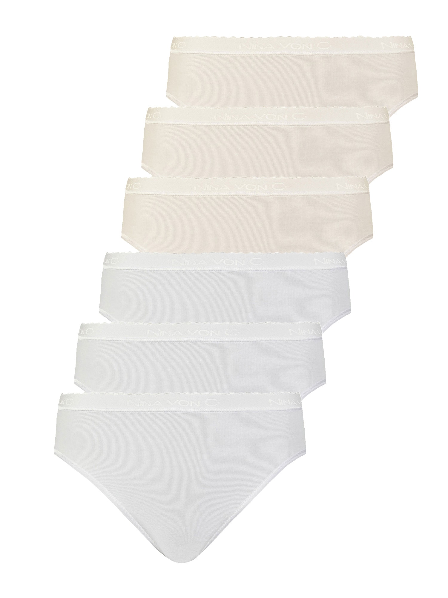 Nina Von C. Midislip "6er Pack Damen Midislip Slipboutique"