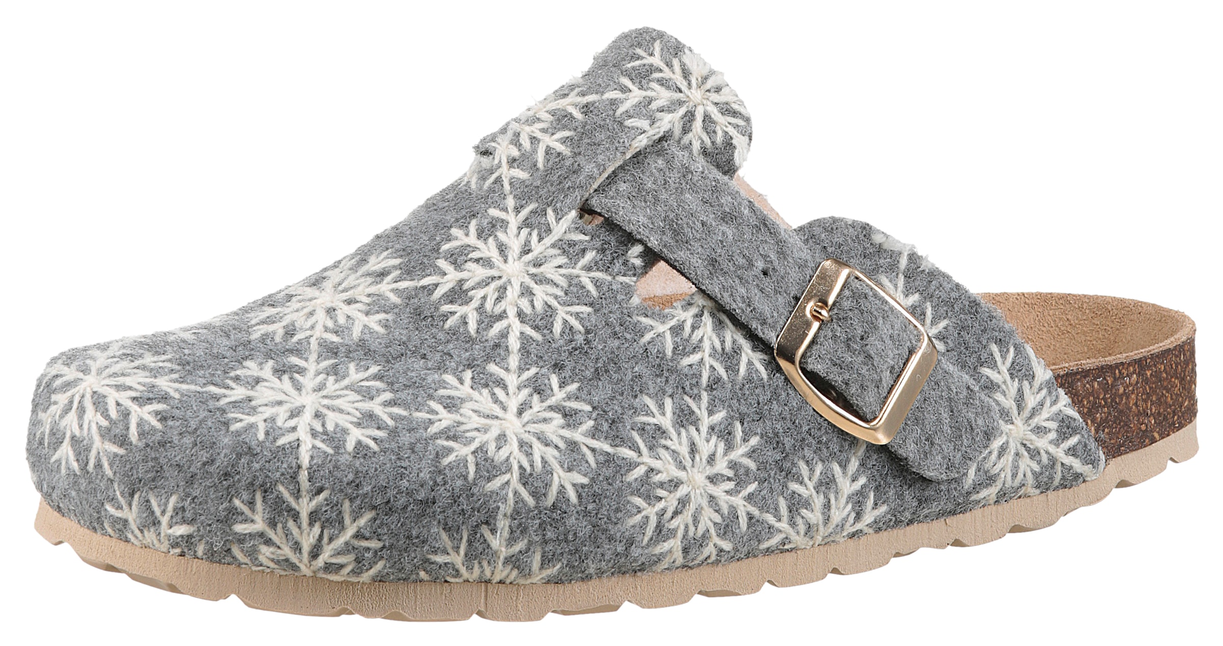 Aniston SHOES Clog, Clog, Hausschuh, Homeslipper, verstellbare Schnalle - NEUE KOLLEKTION