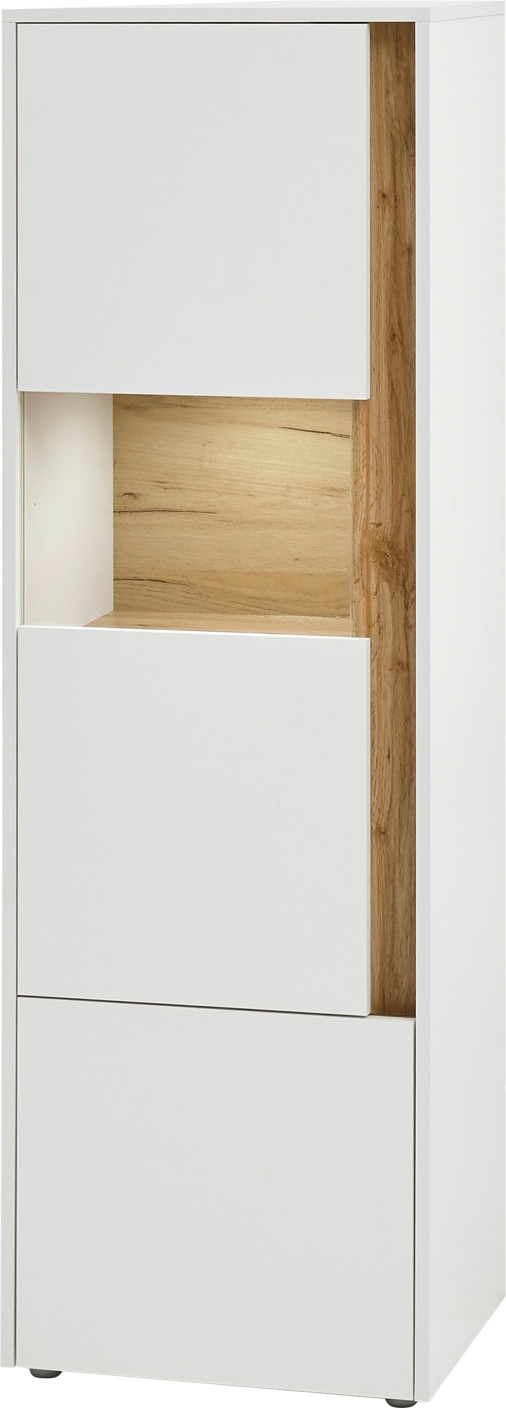 Home affaire Vitrine "City/Giron, moderner Hochschrank, Glasvitrine" zeitlo günstig online kaufen