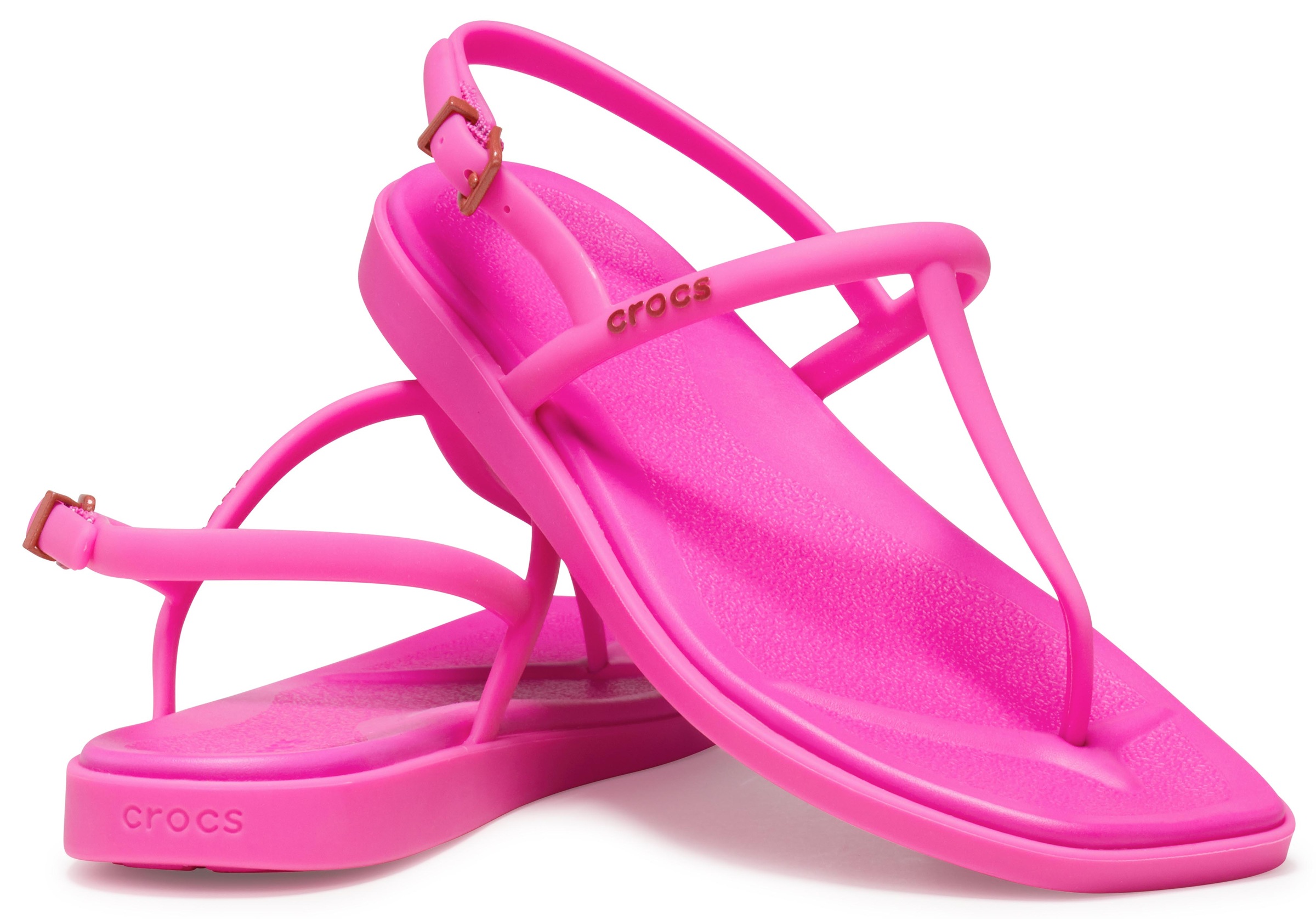 Crocs Sandale »Miami Thong Sandal«, Zehentrenner, Sandalette, Sommerschuh mit Zehensteg