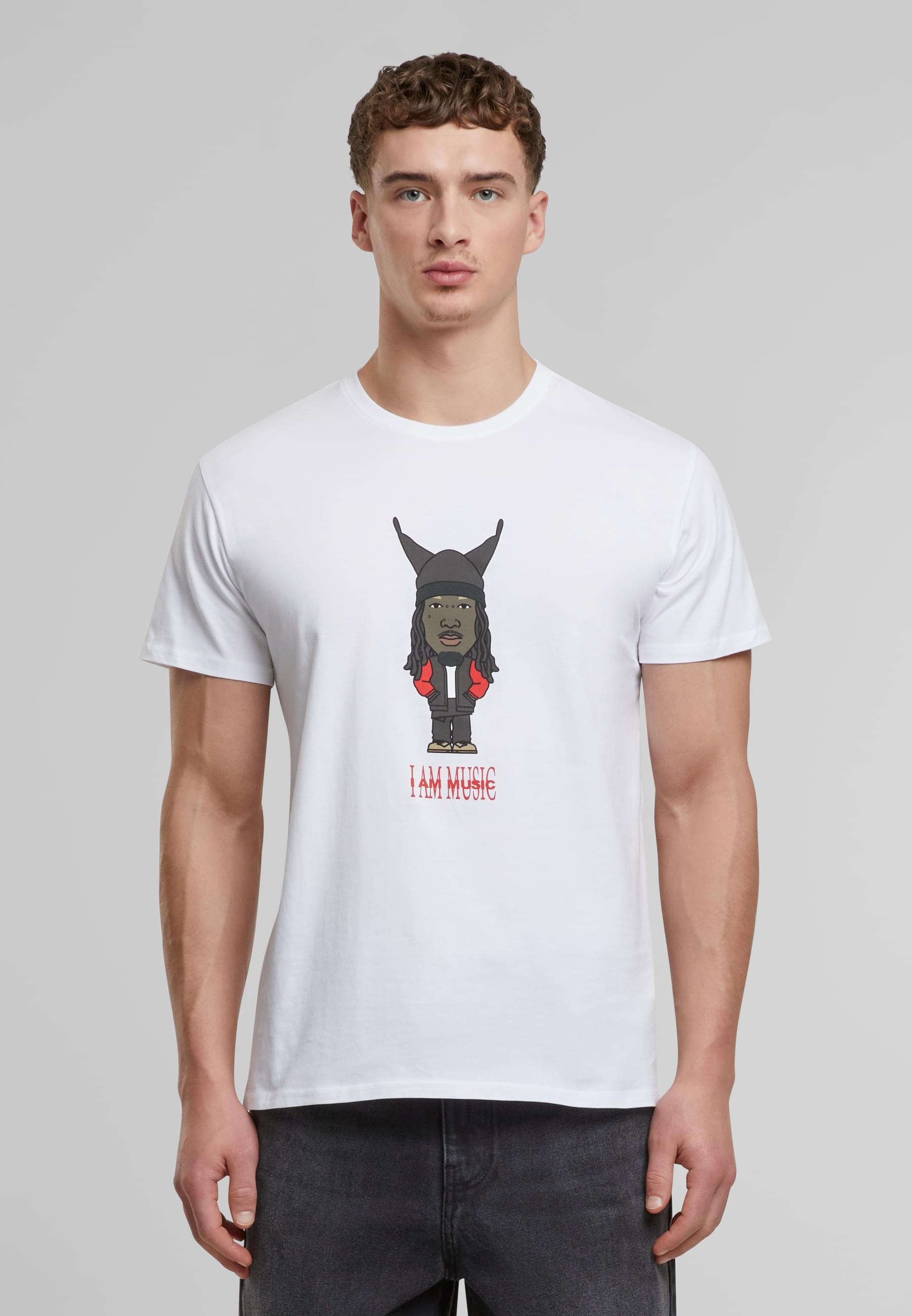 MisterTee T-Shirt »MisterTee I Am Music Tee«, (1 tlg.)