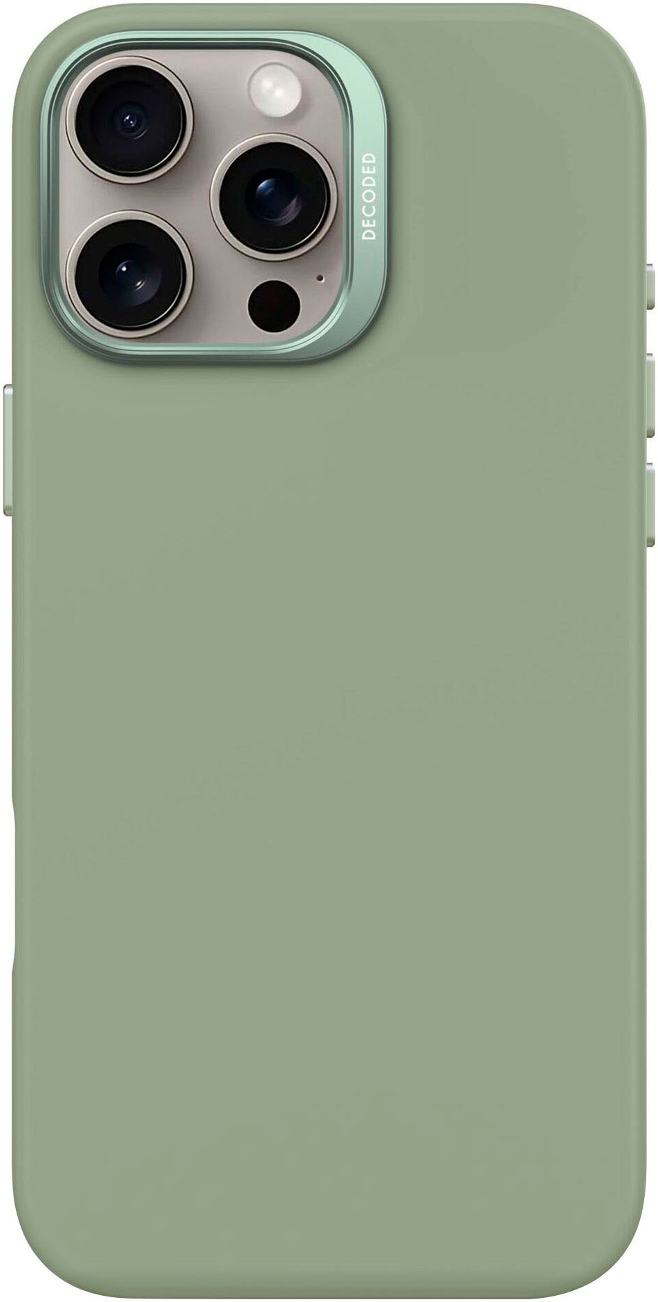 DECODED Smartphone-Hülle »AntiMicrobial Silicone Backc. iPhone 16 Pro Max«, Smartphones