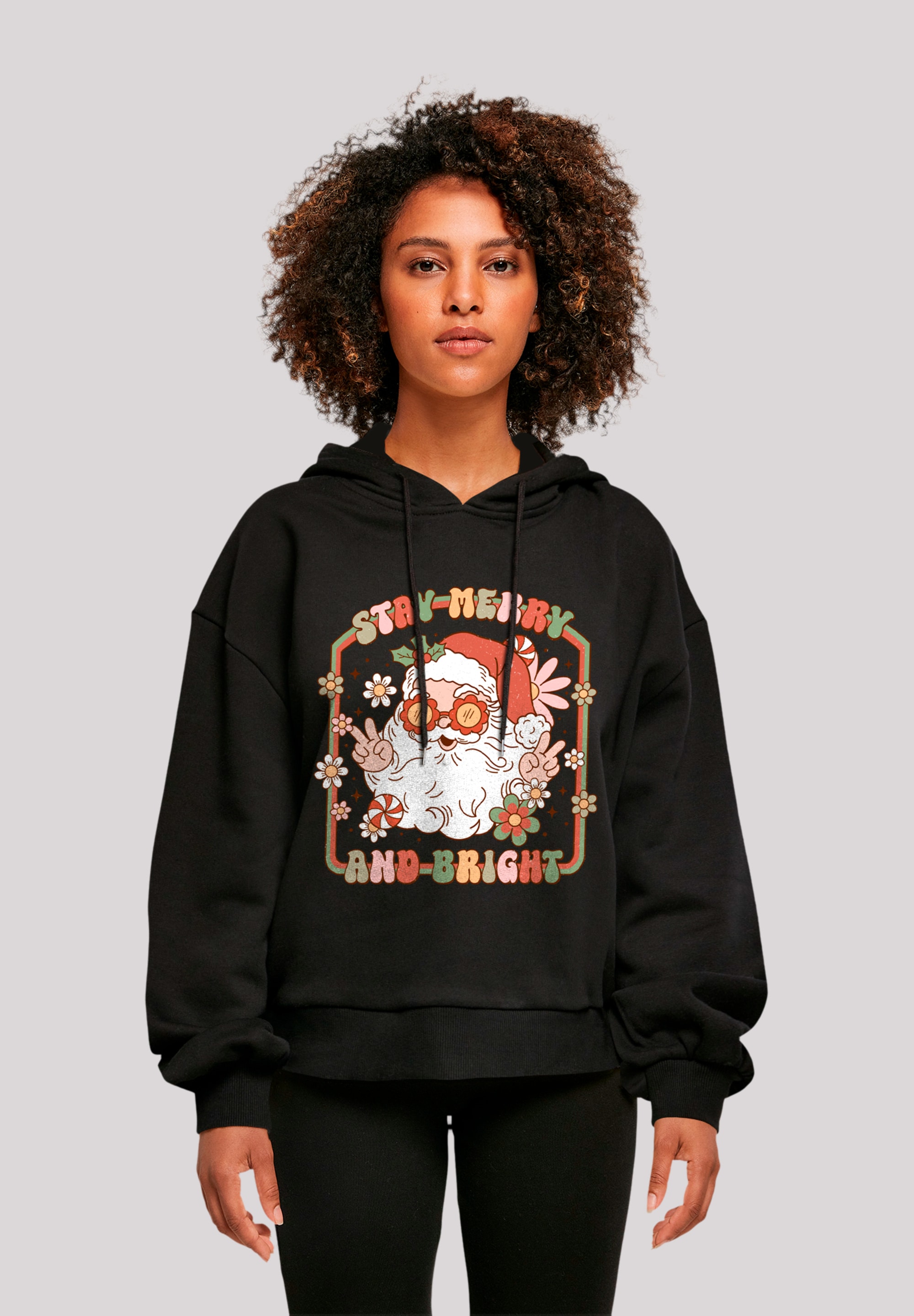 Kapuzenpullover »Stay Merry And Bright Hippie Santa«, Premium Qualität, Christmas...