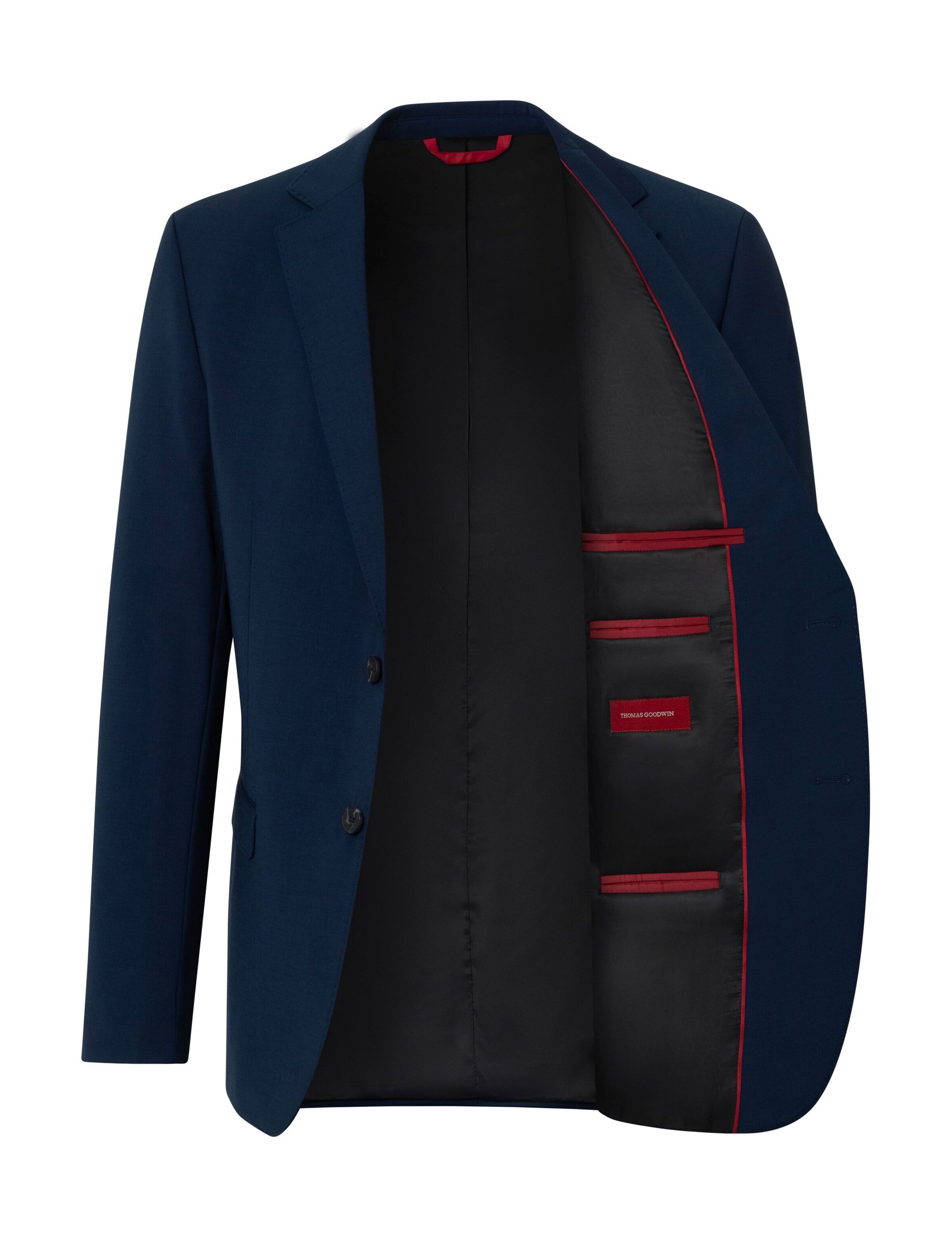 Thomas Goodwin Anzug »Anzug«, (2 tlg.), slim fit, im Slim-Fit, 10103-0-20707