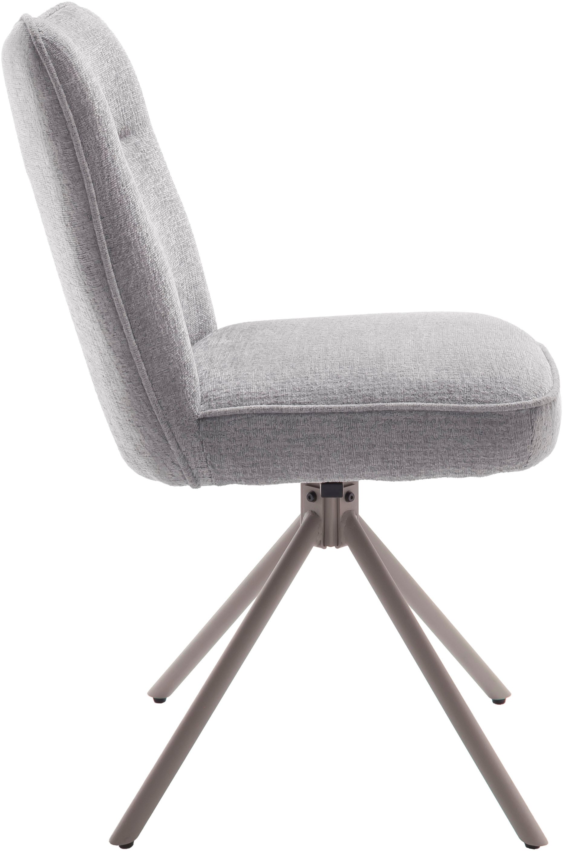 MCA furniture 4-Fußstuhl (Set) 2 Stk.180° drehbar, Taschenfederkern