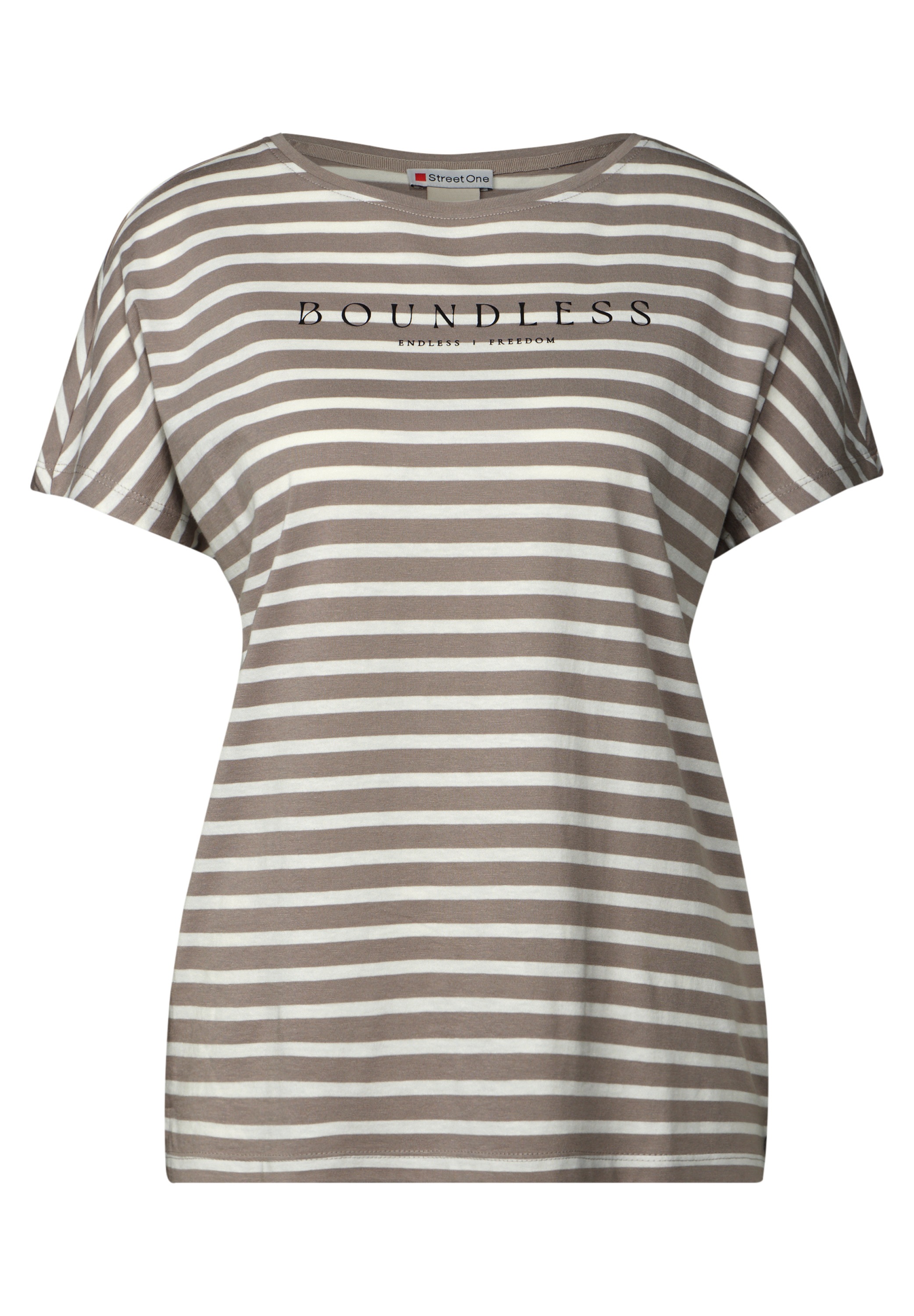 STREET ONE T-Shirt, mit Rundhalsausschnitt
