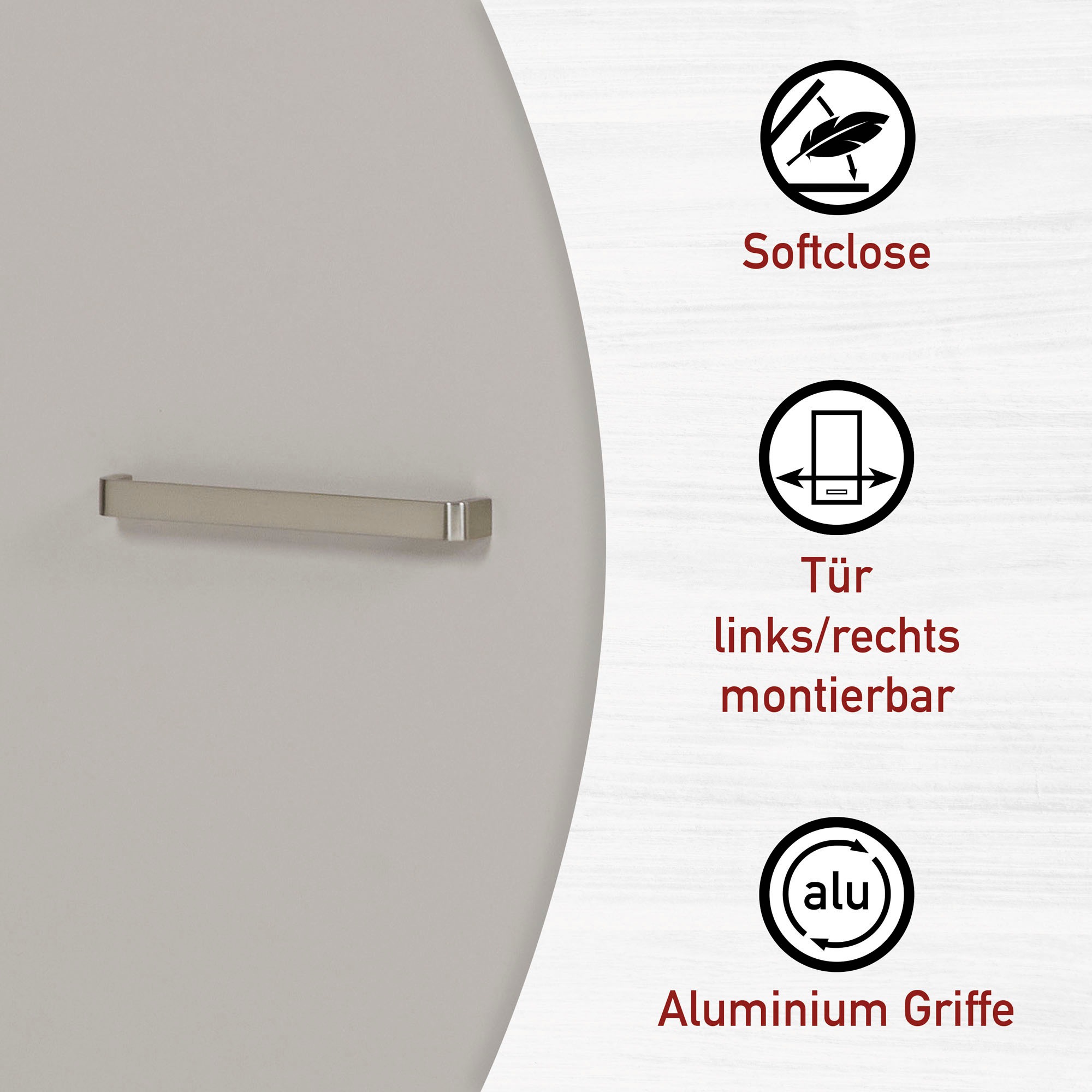 Inter Link Küchenzeile »Pienza, Einbauküche, Küchenblock, Küchenmodul, Kompaktküche« Ohne E-Geräte für Spülmaschine Kochfeld Backofen Kühlschrank B: 430 cm