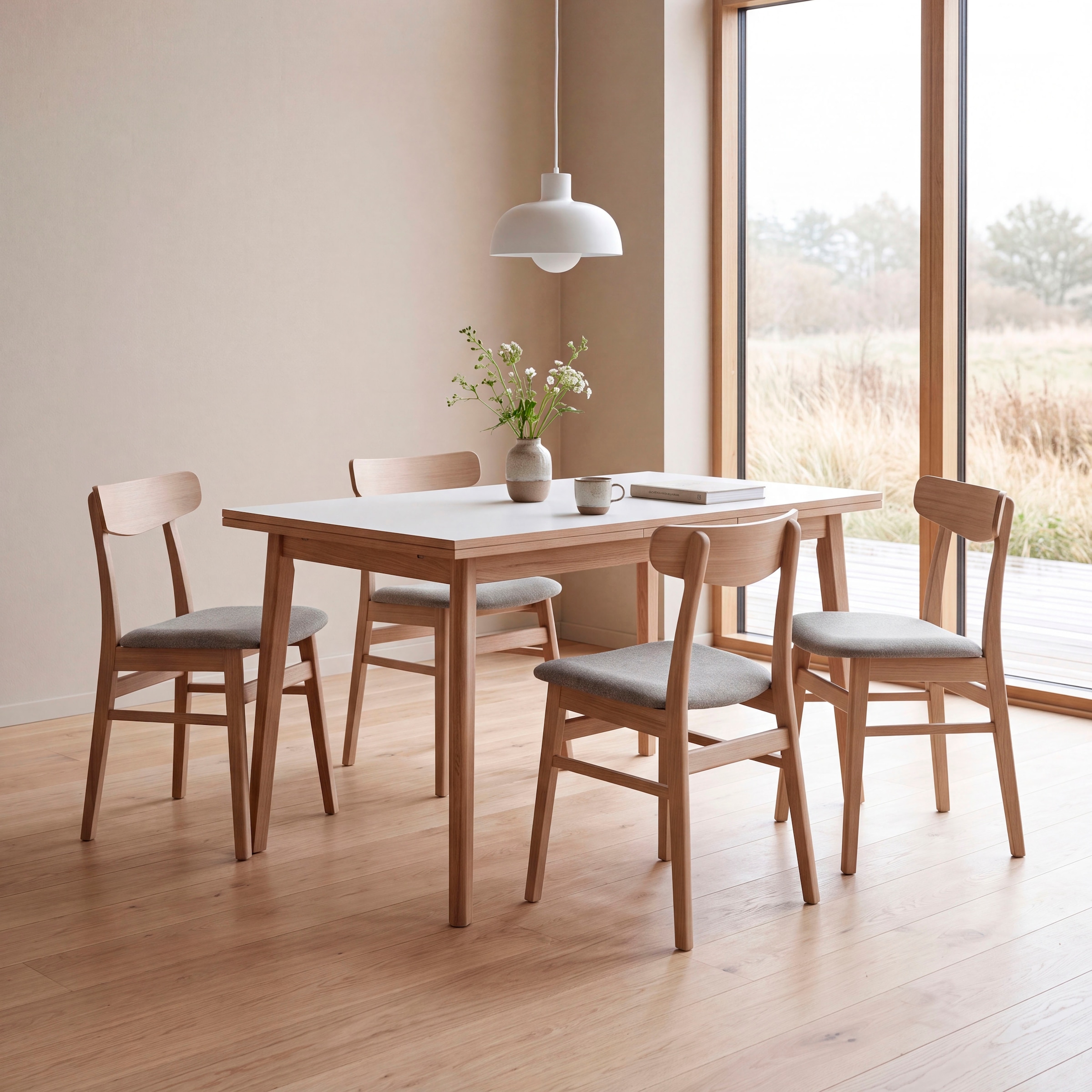 Hammel Furniture Esstisch "Esstisch Basic Single – ausziehbar, dänisches Design, robust" Flexibel erweiterbar 120–220 cm – stabil aus Massivholz