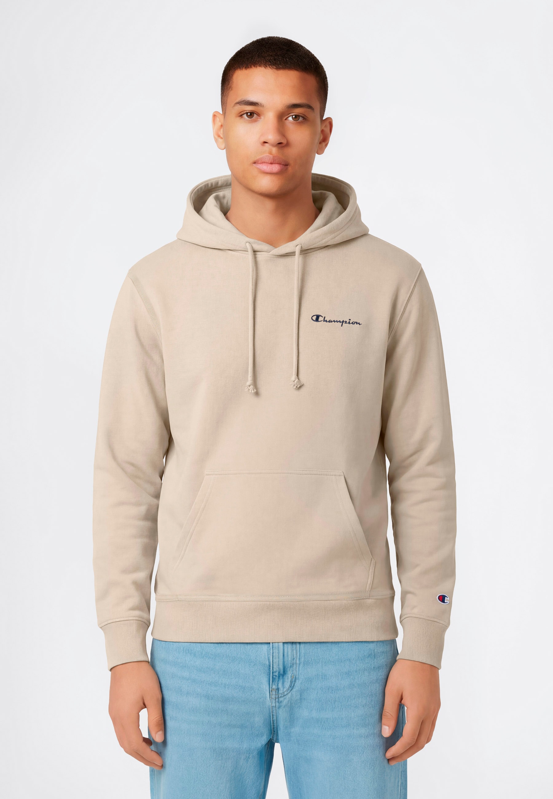 Champion Kapuzensweatshirt "ICONS CONTRAST Terry Hoodie", mit Kordel, Langarmdesign, aus Baumwolle und Polyester
