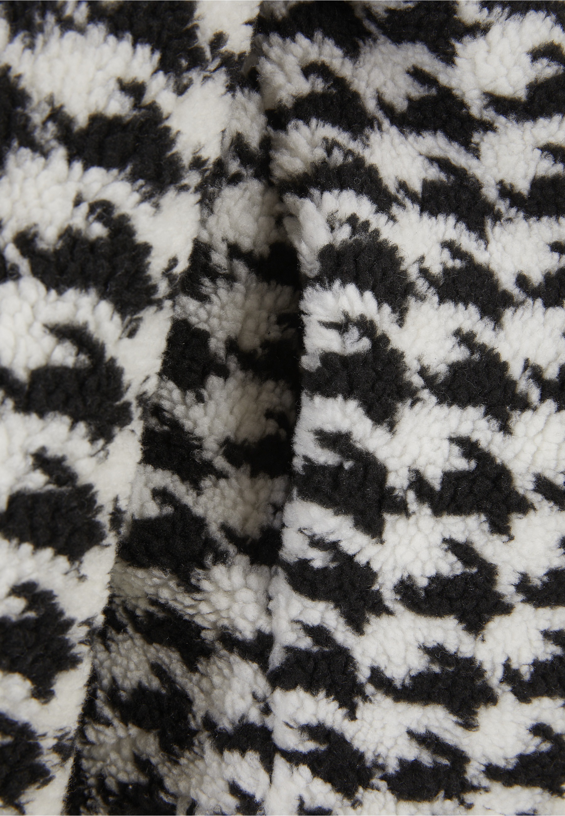 URBAN CLASSICS Langmantel »Urban Classics Damen Ladies AOP Sherpa Overshirt«