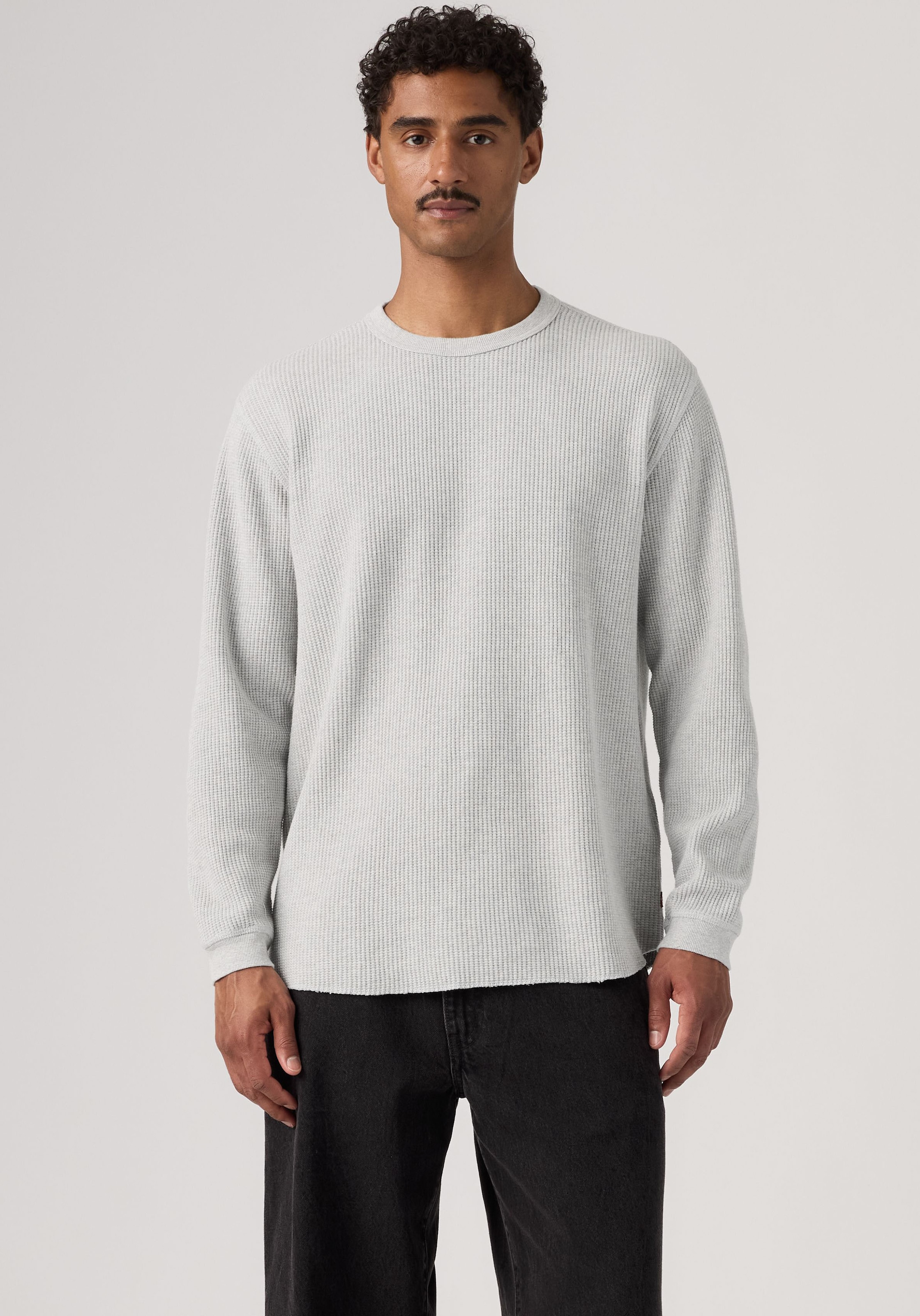 Levis Langarmshirt Waffelstrukturmuster
