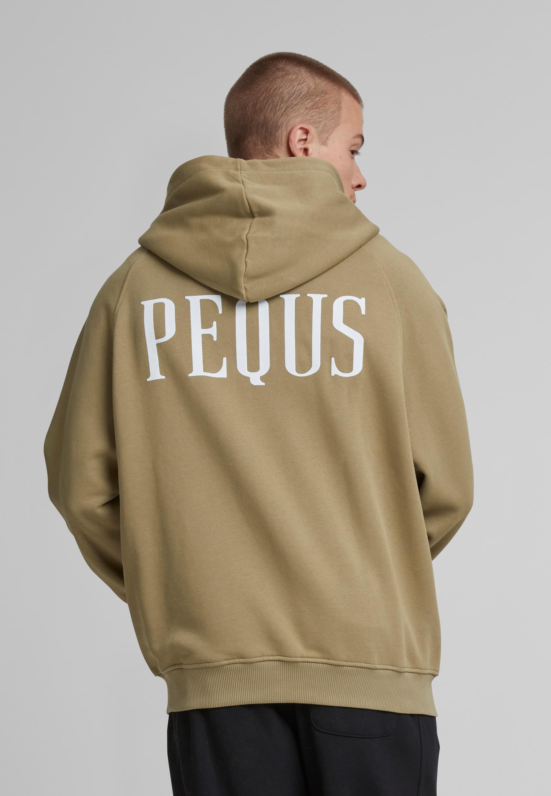 PEQUS Sweatjacke »PEQUS PEQUS Back Logo Zip-Hoodie«