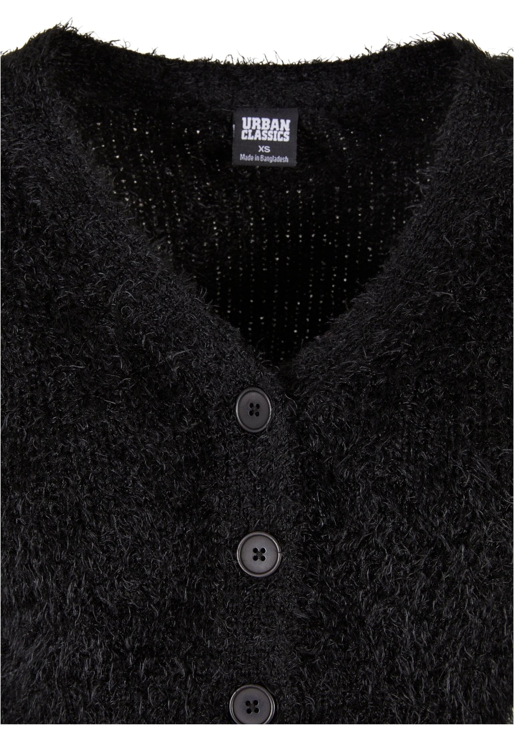 URBAN CLASSICS Strickjacke »Urban Classics Damen Ladies Cropped Feather Cardigan«