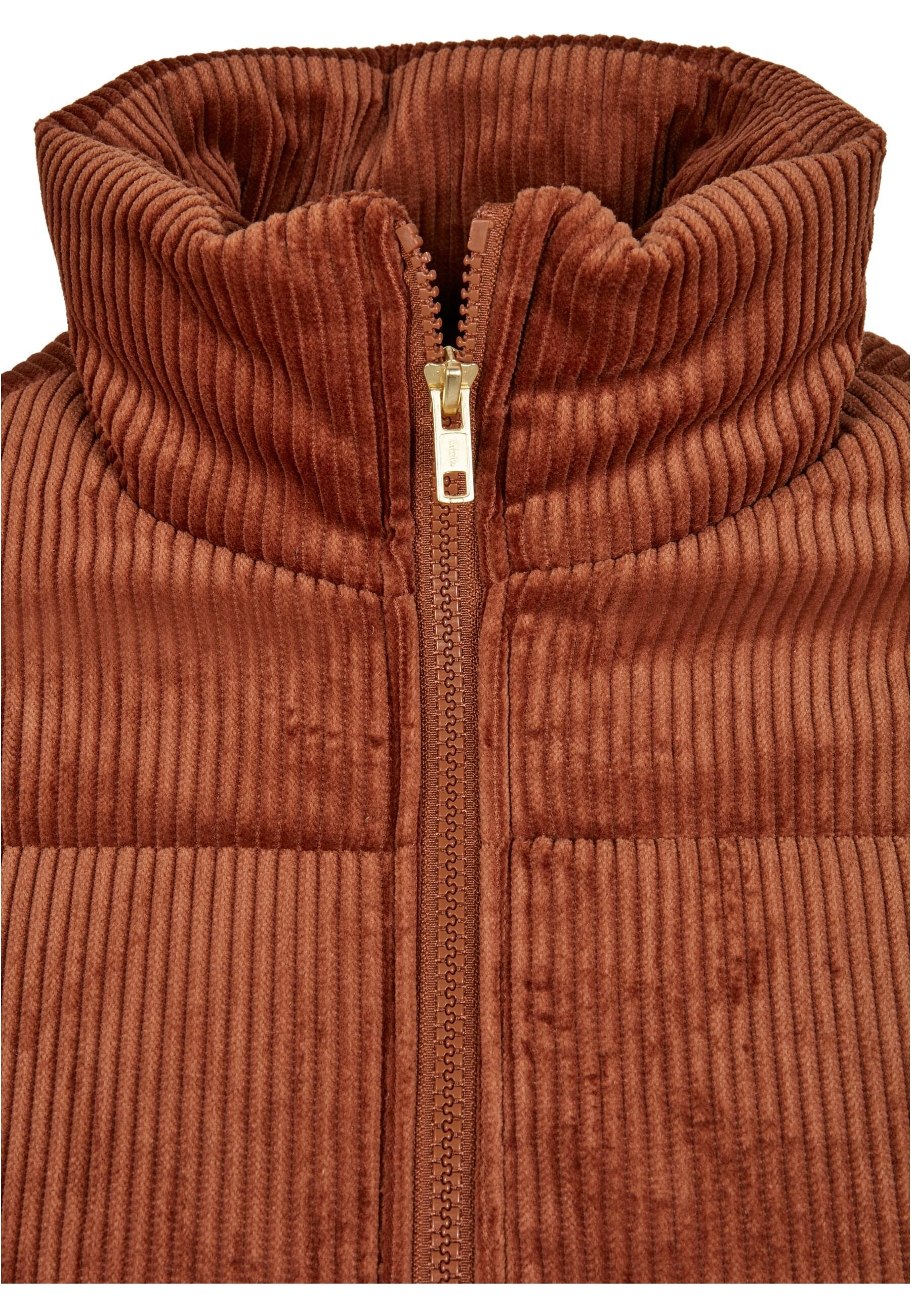URBAN CLASSICS Winterjacke »Urban Classics Damen Ladies Corduroy Puffer Jacket«, (1 St.), ohne Kapuze