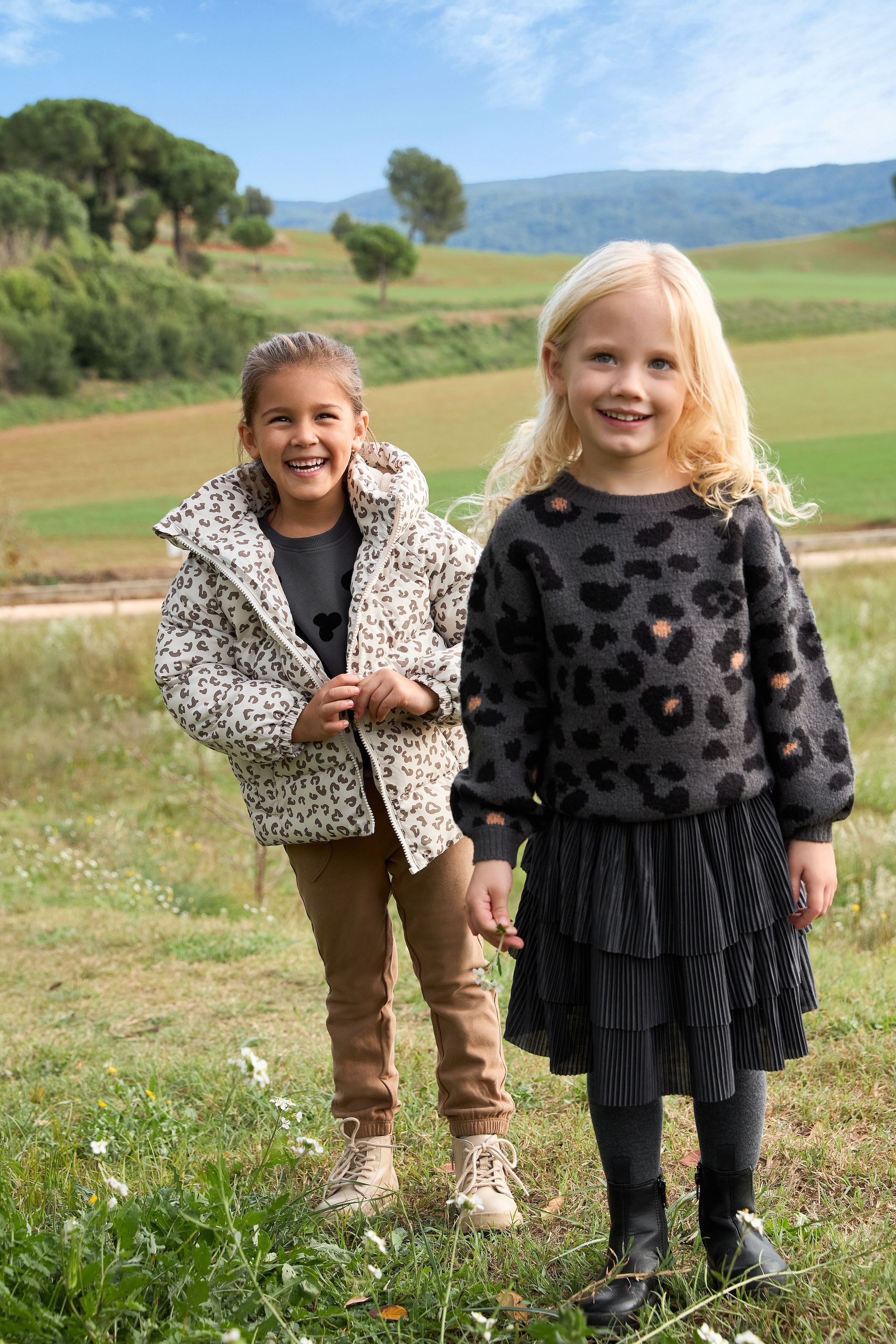 Blue Seven Strickpullover Materialmix, Animal-Jacquardmuster