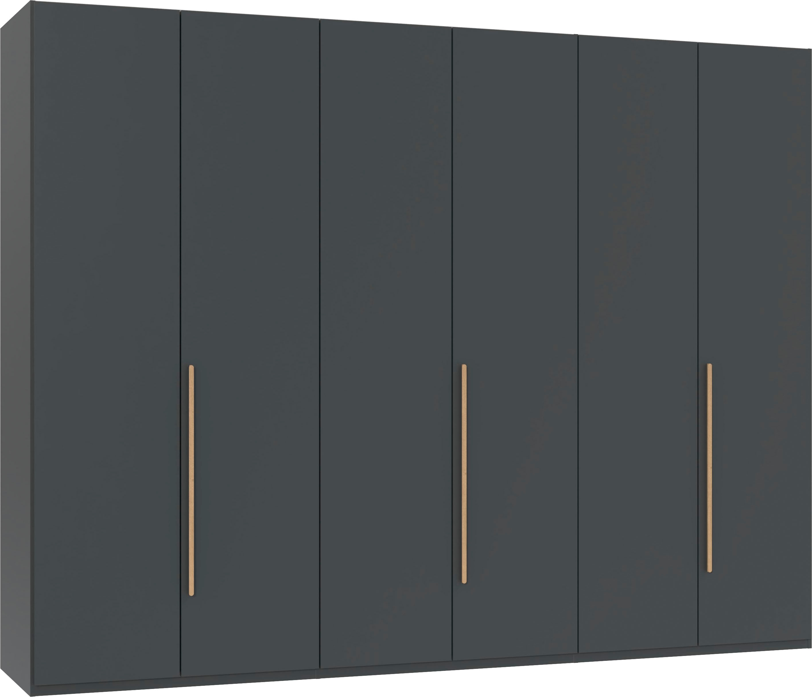 Wimex Drehtürenschrank "Kleiderschrank London, in den Breiten 180cm, 225cm oder 270cm" mit verschiedenen Griffen in goldfarben, silberfarben oder schwarz, wahlweise mit Basic- oder Premium-Ausstattung erhältlich