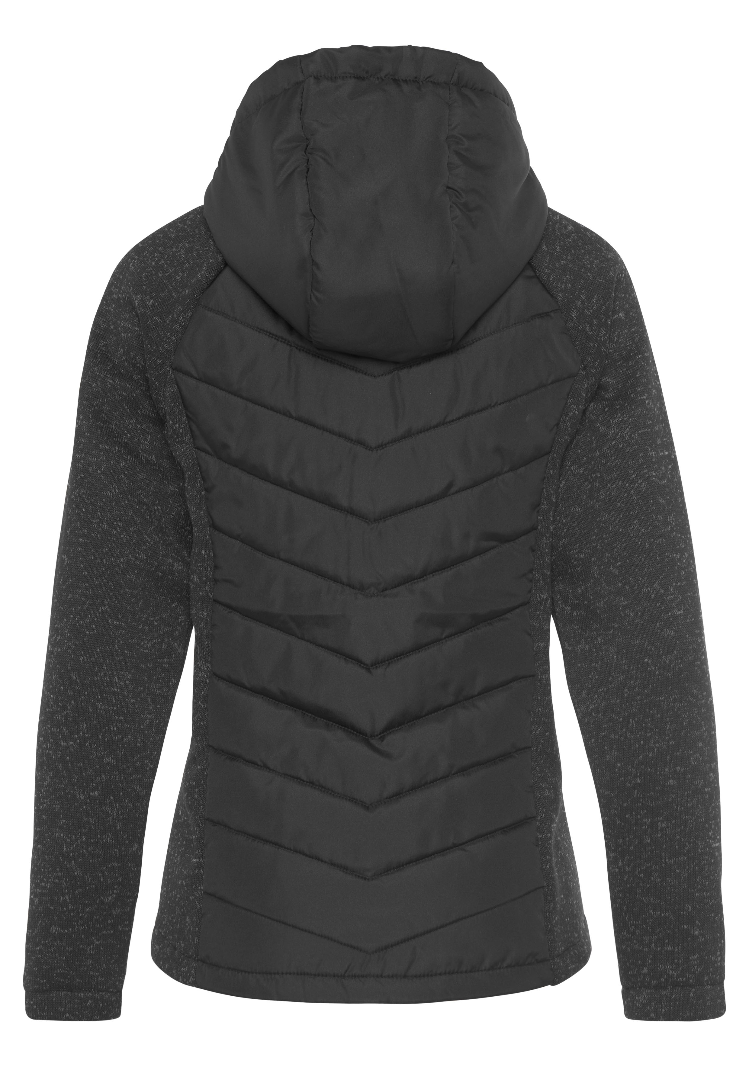 Thumbnail - Vivance Steppjacke, mit Kapuze, mit Strickfleece-Ärmeln