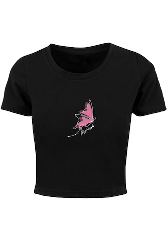 T-Shirt »Merchcode Damen Ladies Fly High Cropped Tee«, (1 tlg.)