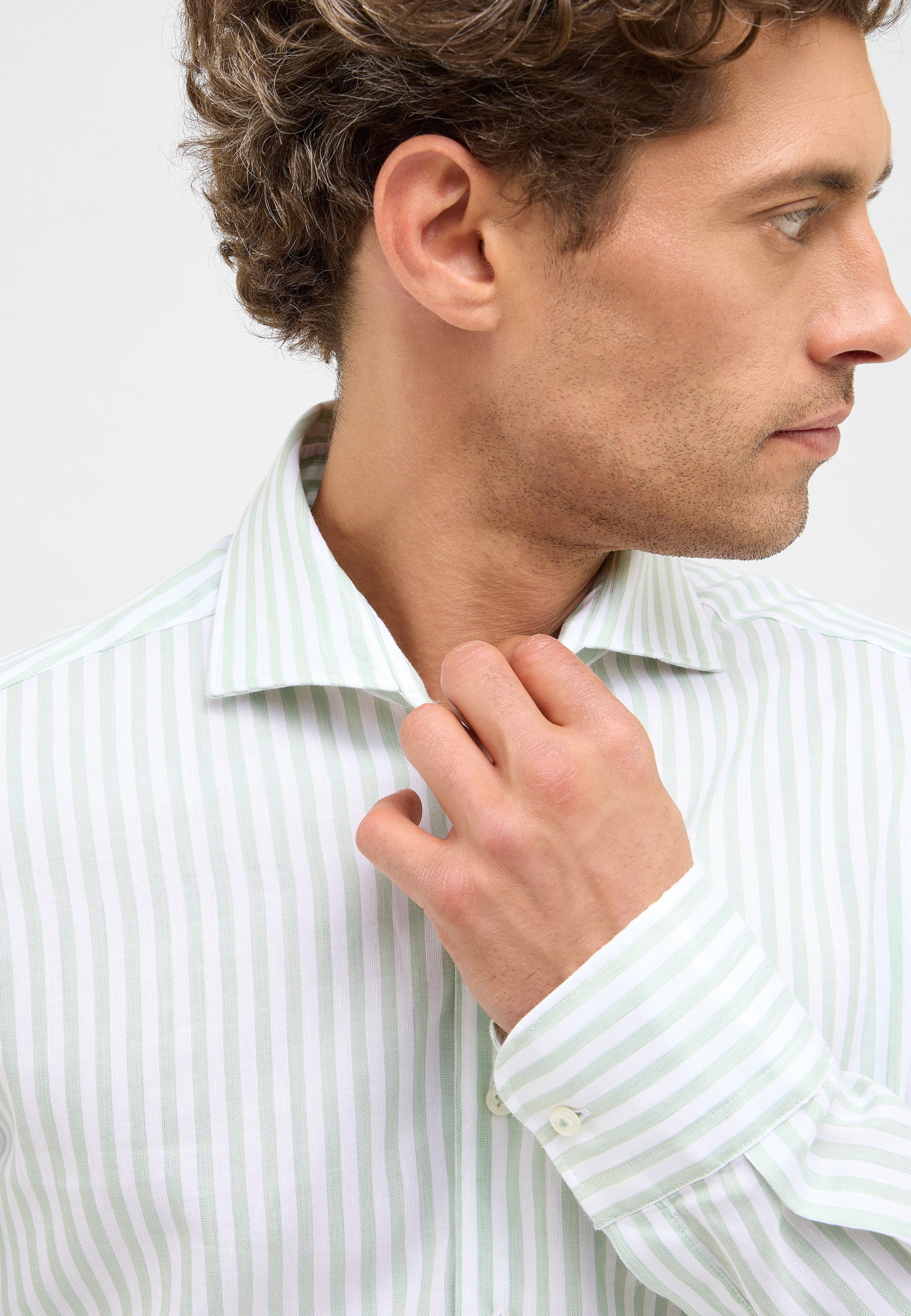 Thumbnail - Eterna Langarmhemd "SLIM FIT" EASY IRON (bügelleicht)