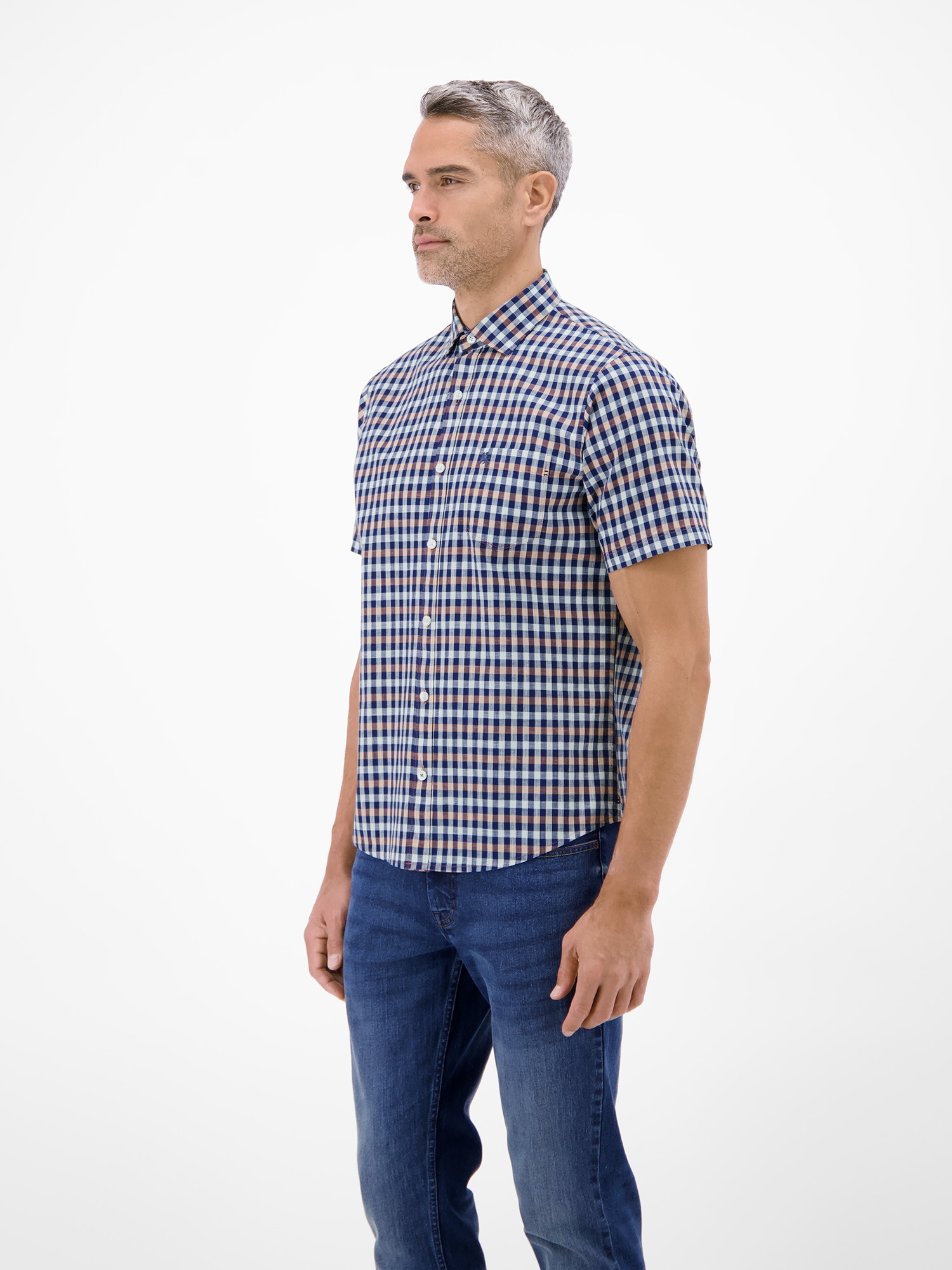 Thumbnail - LERROS Kurzarmhemd "Sportives Halbarmhemd, kariert"