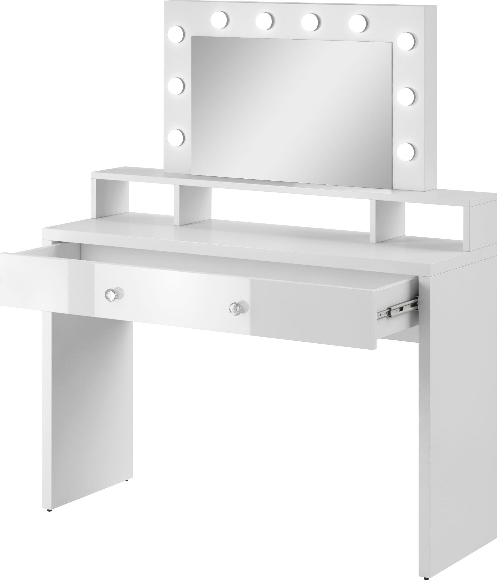 Home affaire Schminktisch "Aria Frisiertisch Hollywood Theater 120x136x40cm günstig online kaufen